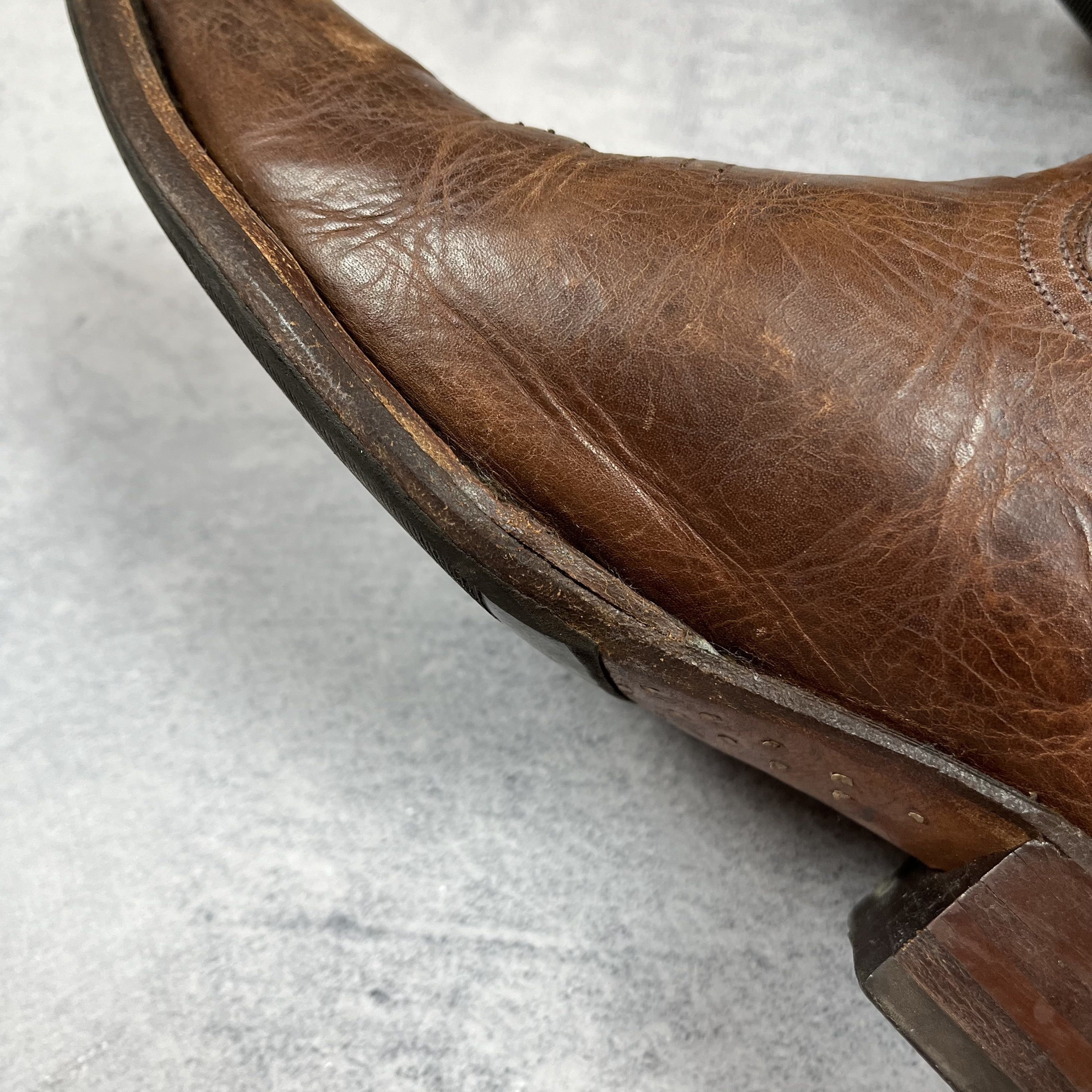 Buffalo London Vintage Buffalo Western Brown Leather Cowboy Boots 90’s Size US 9 / IT 39 - 18 Thumbnail