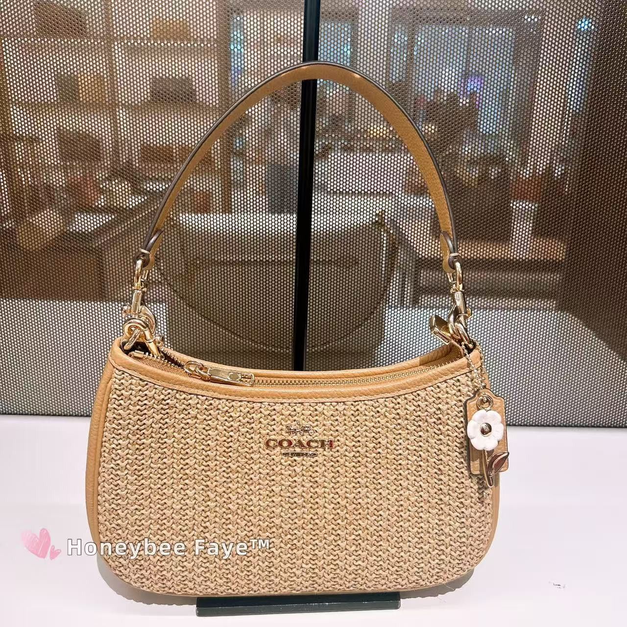 Coach NWT Coach Teri Shoulder Bag With Charm CEC43 Size ONE SIZE - 3 Thumbnail