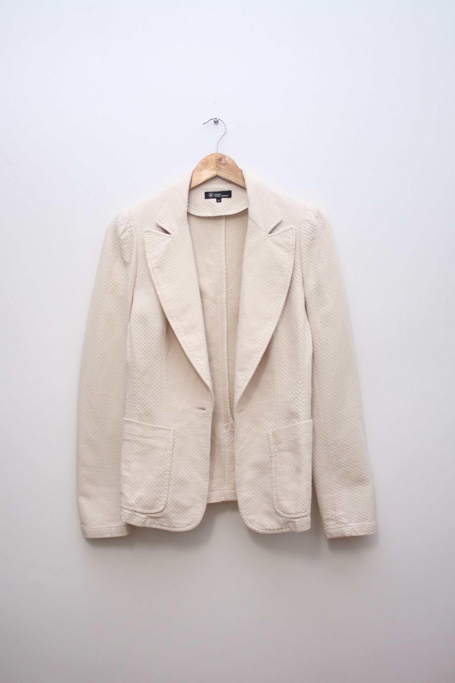 Isabel Marant Isabel Marant Etoile Cream Beige Casual Blazer Size 0 Size XS / US 0-2 / IT 36-38 - 1 Thumbnail