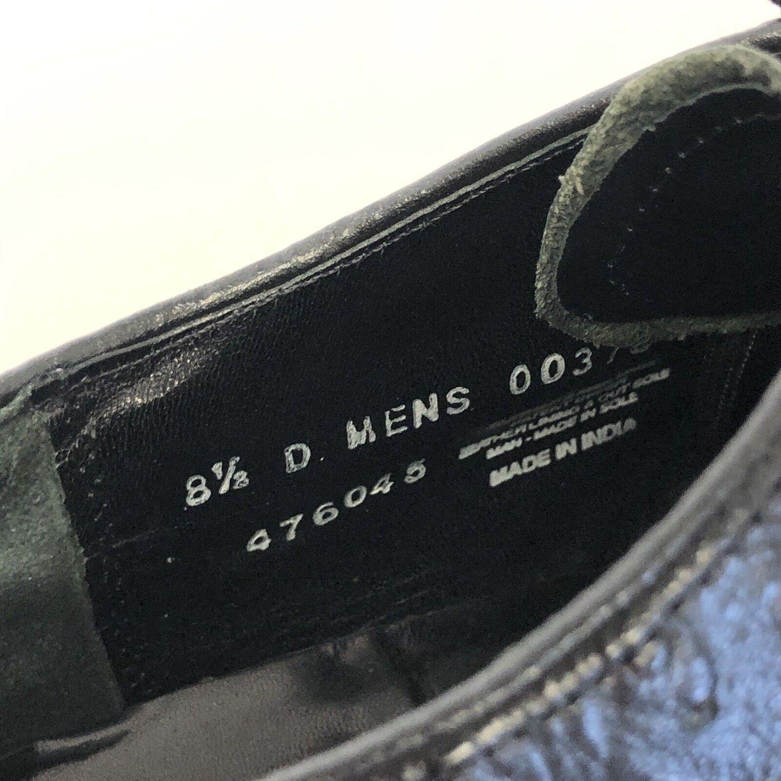 Stacy Adams Vtg Stacy Adams Black Patent Leather OSTRICH Grain Shoes Size US 8.5 / EU 41-42 - 10 Thumbnail