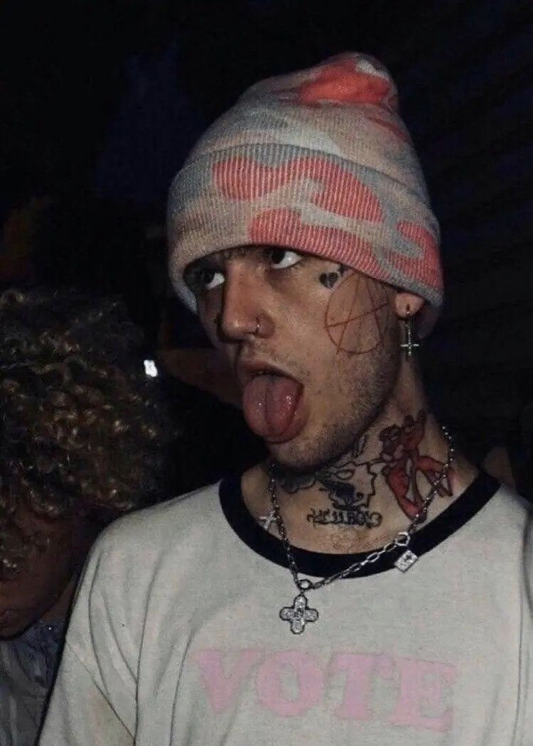 Other Lil Peep Pink Camo Camouflage Beanie Hat Awful Thing Hellboy Size ONE SIZE - 1 Thumbnail