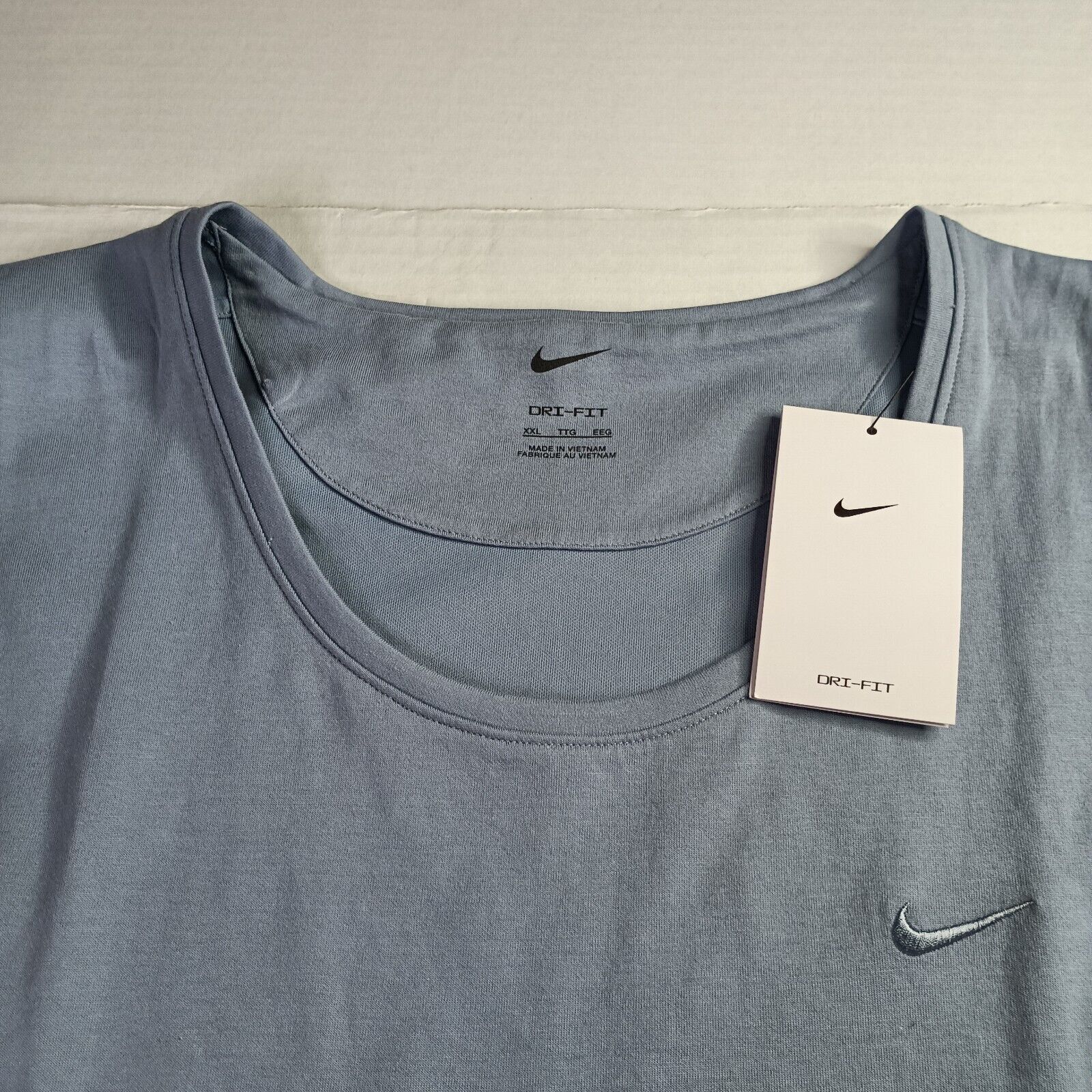 Nike Nike Dri-FIT Tank Top Men's 2XL XXL Slate Blue Muscle Shirt Size US XXL / EU 58 / 5 - 2 Thumbnail