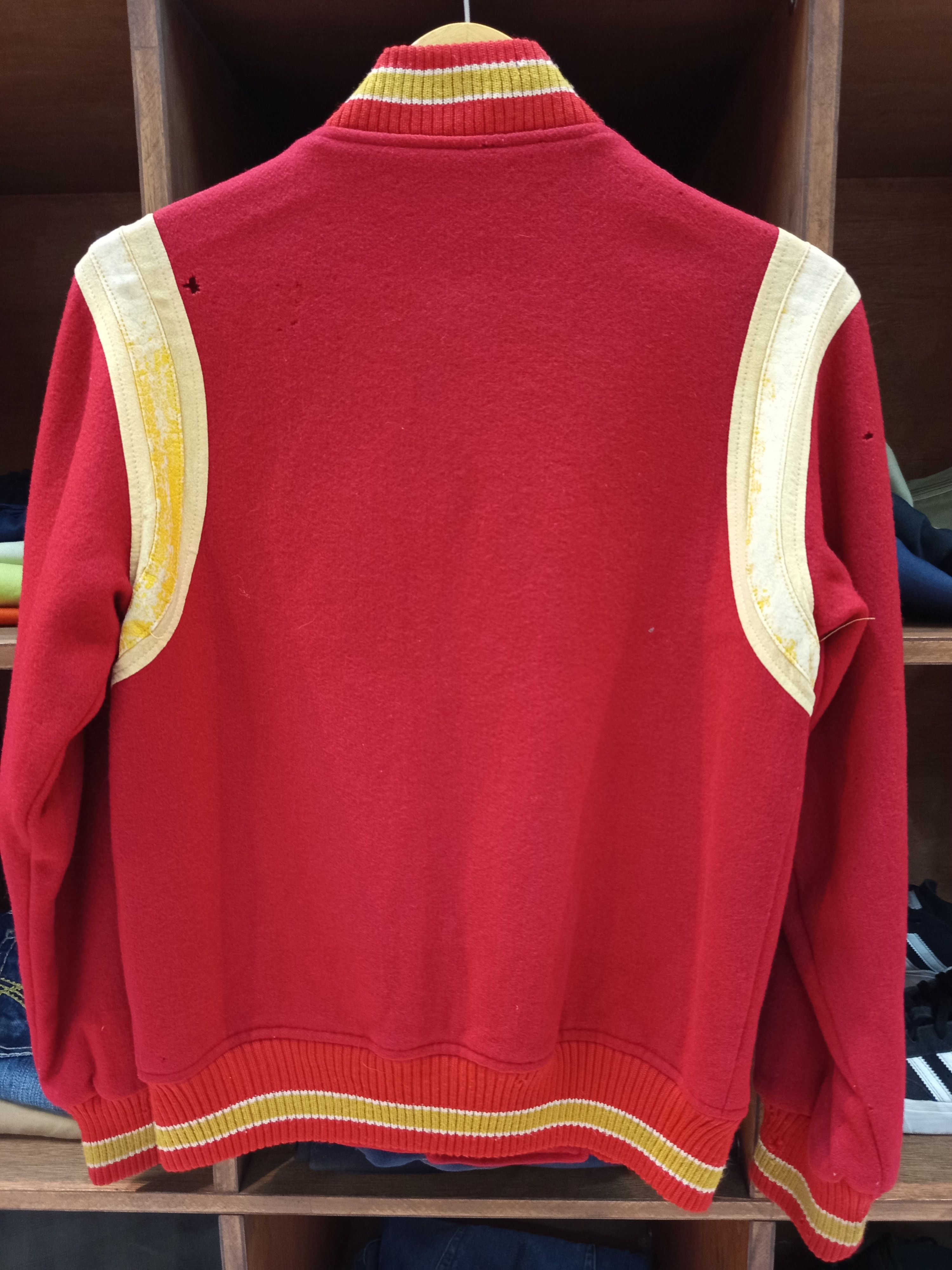 Vintage 1980s Walt Disney Productions Mickey Mouse Varsity Jacket Size US L / EU 52-54 / 3 - 8 Thumbnail