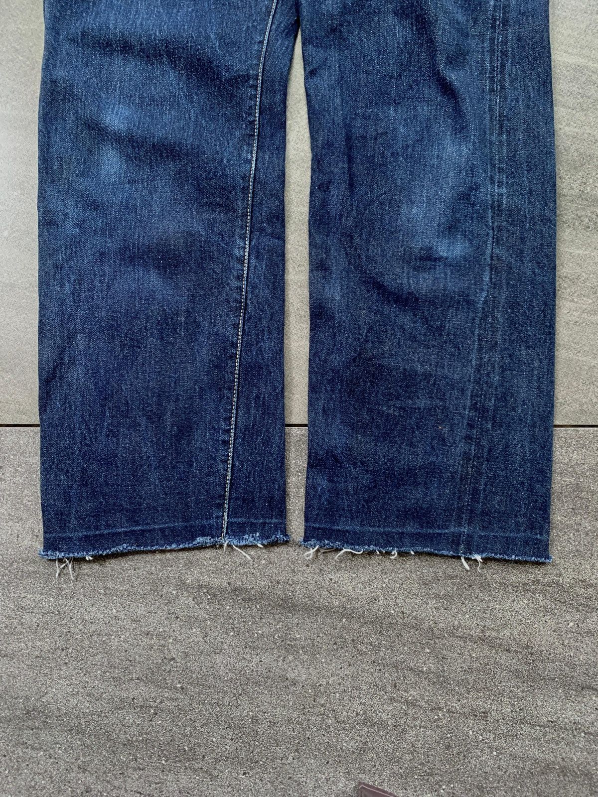 Kapital FREE TAX! Cropped Raw Hemmed Denim Jeans Size US 31 - 6 Thumbnail