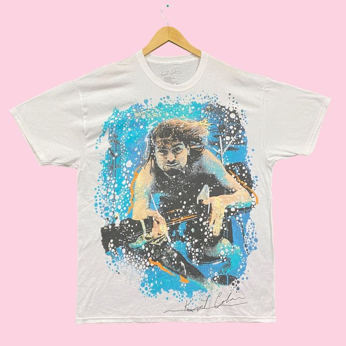 Rock T Shirt Kurt Cobain Nevermind Underwater Grunge Tee XL | Grailed