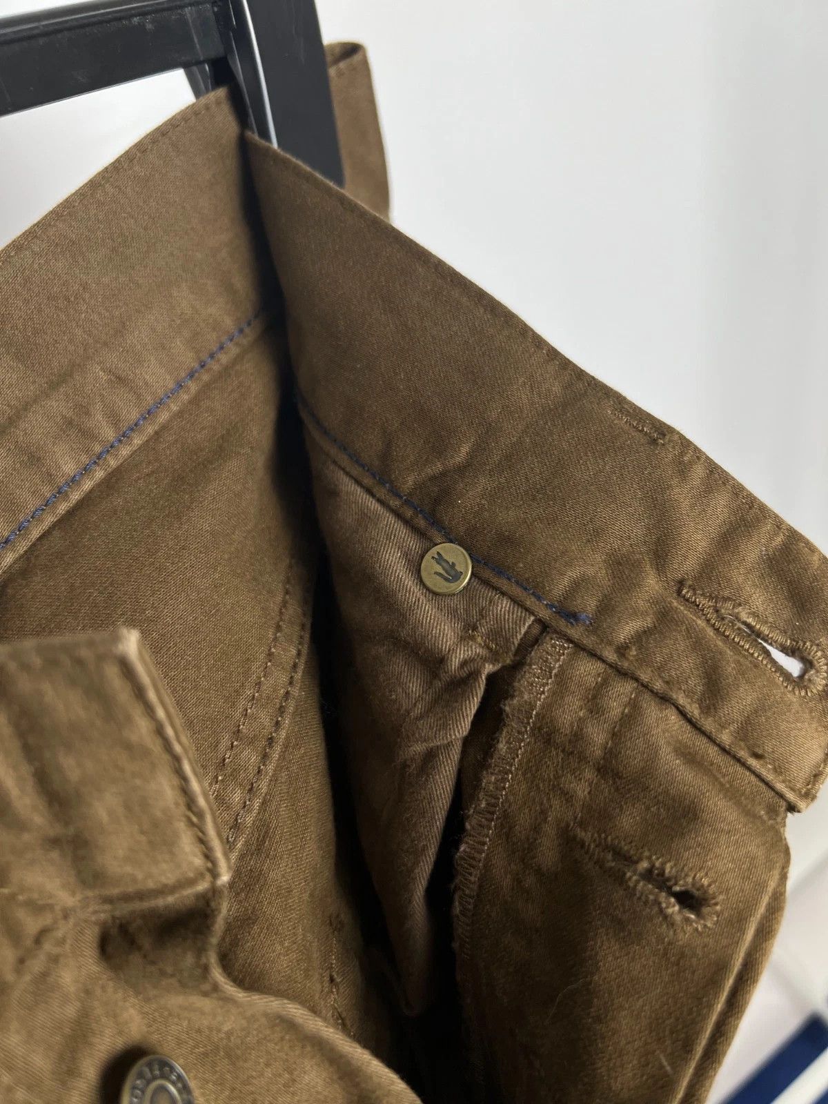 Lacoste Lacoste Men's Brown 100% Cotton Casual Chino Trousers Pants Size US 33 - 11 Thumbnail