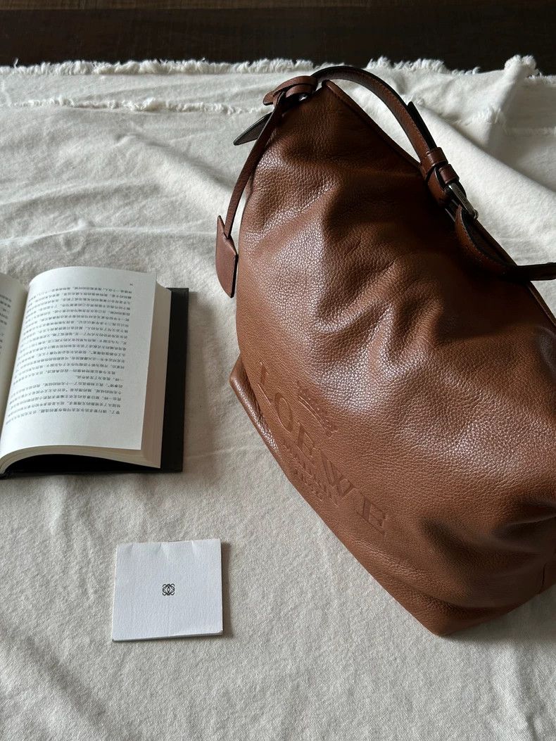 Loewe loewe Pre-loved embossed logo adjustable shoulder bag 2503- Size ONE SIZE - 4 Thumbnail