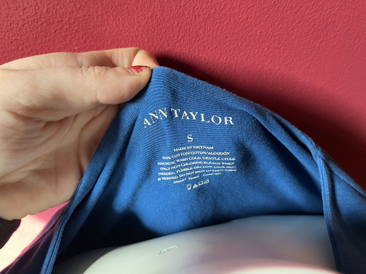 Ann Taylor Ann Taylor Blue Long Sleeve Shirt Size Small Size S / US 4 / IT 40 - 5 Thumbnail