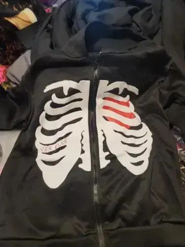 Japanese Brand × Vintage Bones Printed Hoodie Size US M / EU 48-50 / 2 - 4 Thumbnail