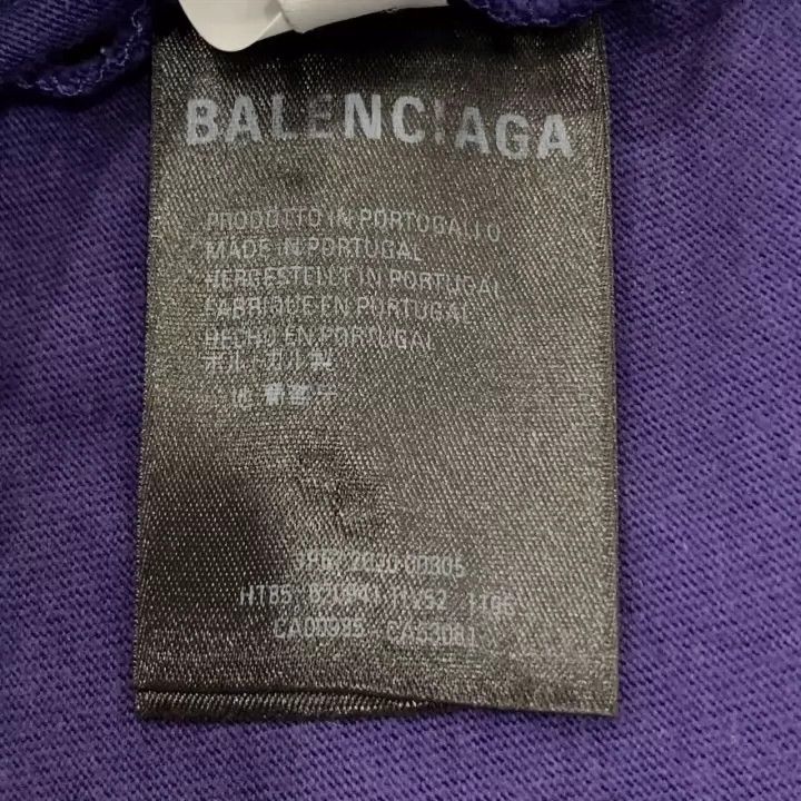 Balenciaga Balenciaga The logo letters may Le Print Purple Crew Neck C Size US S / EU 44-46 / 1 - 7 Thumbnail