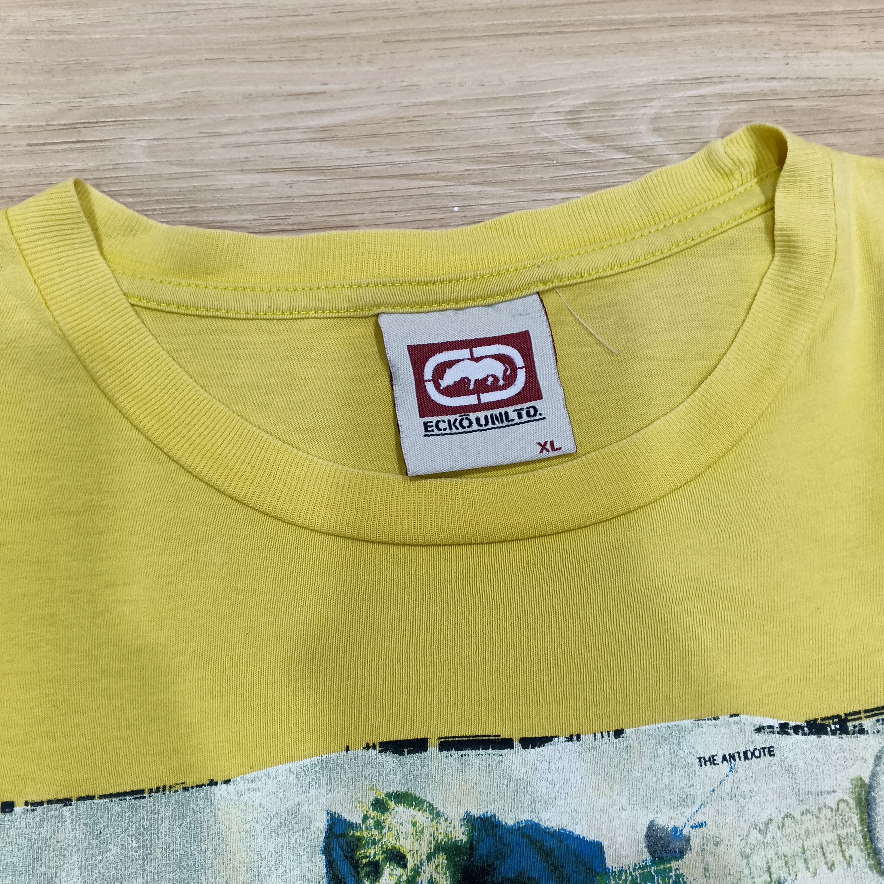Ecko Unltd. Vintage y2k Ecko Unltd " The Antidote " Photo Tee Size US XL / EU 56 / 4 - 5 Thumbnail