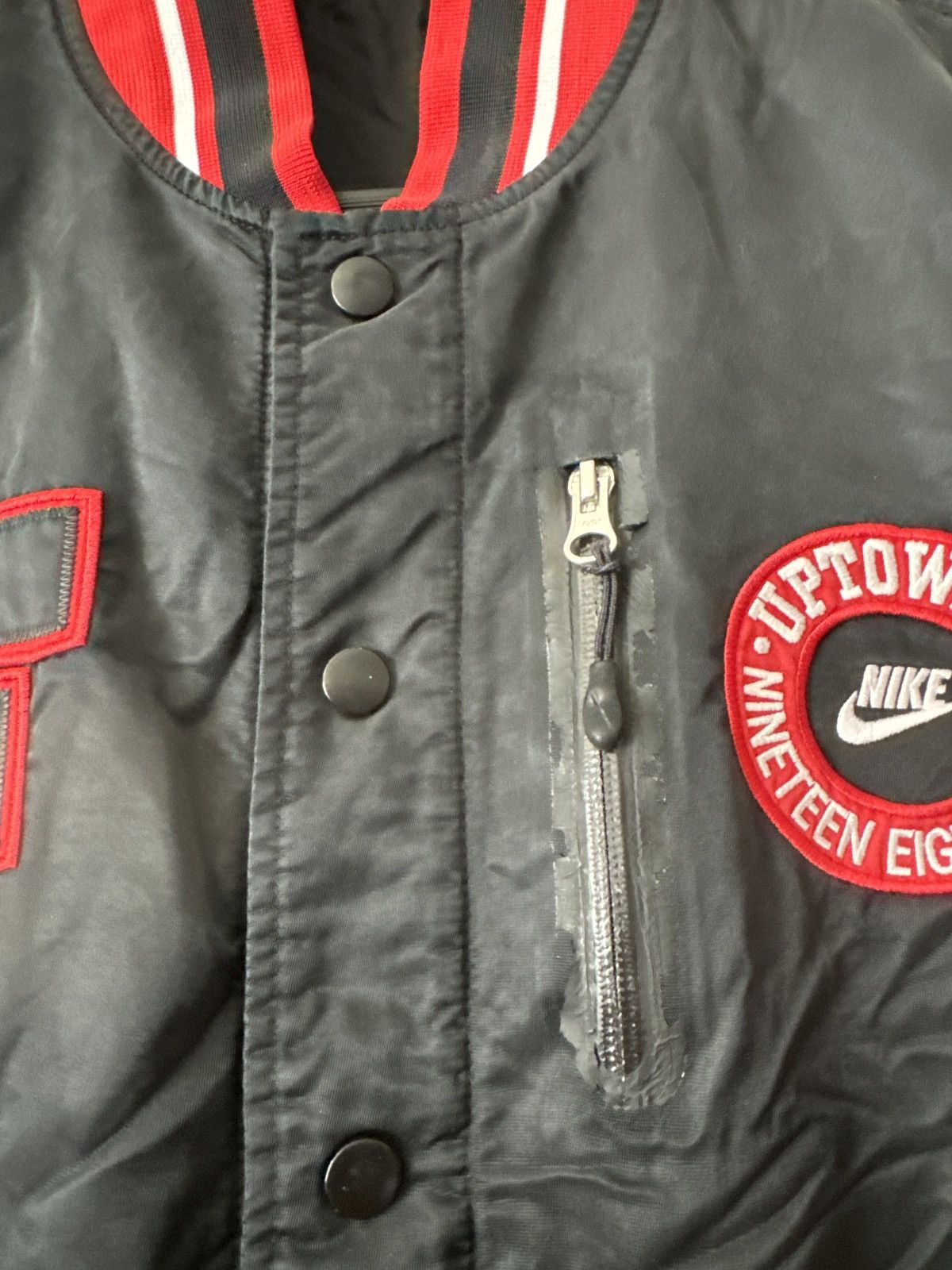 Nike NIKE Force Uptowns 1989 Varsity Bomber Jacket Size US S / EU 44-46 / 1 - 4 Thumbnail