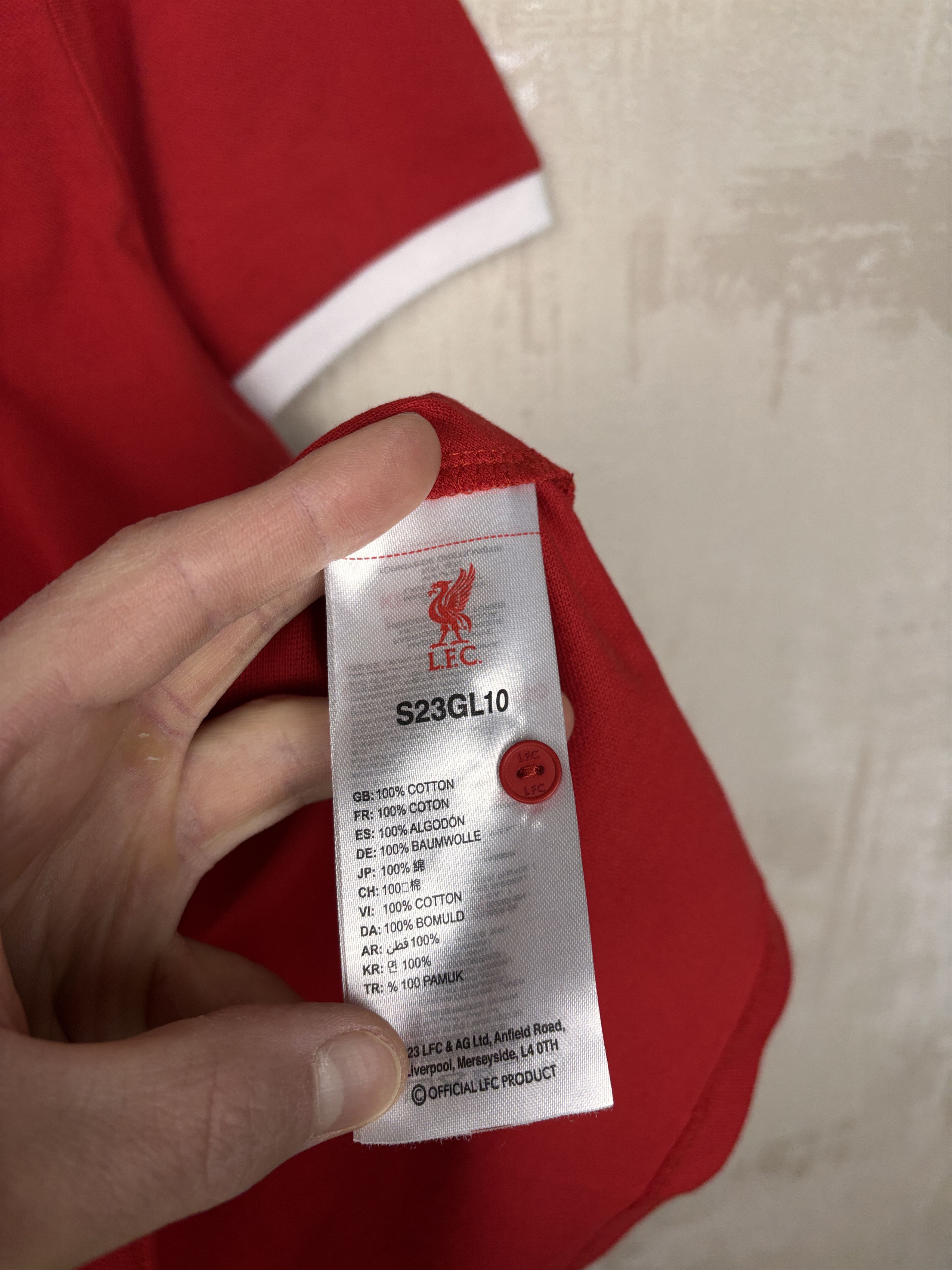 Other Liverpool FC Home Polo T-shirt Size US L / EU 52-54 / 3 - 12 Thumbnail
