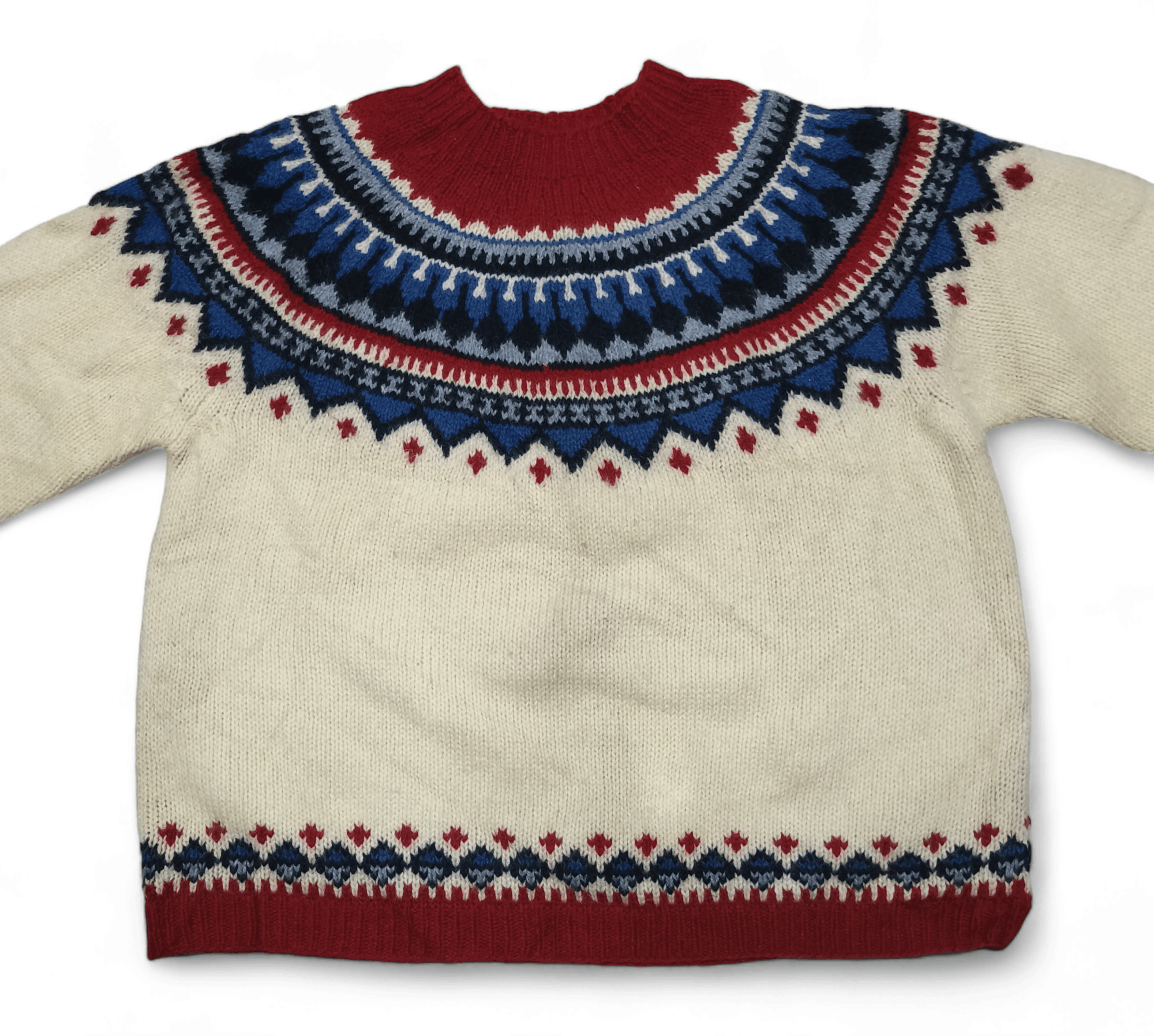 Eddie Bauer Vintage EDDIE BAUER Ethnic Aztec Motifs Knit Thick Sweater Size US L / EU 52-54 / 3 - 2 Thumbnail