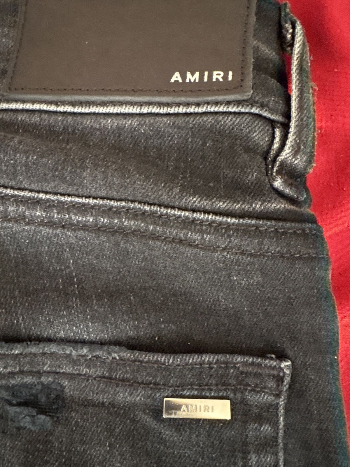 Amiri Black with brown patches Size US 29 - 6 Thumbnail