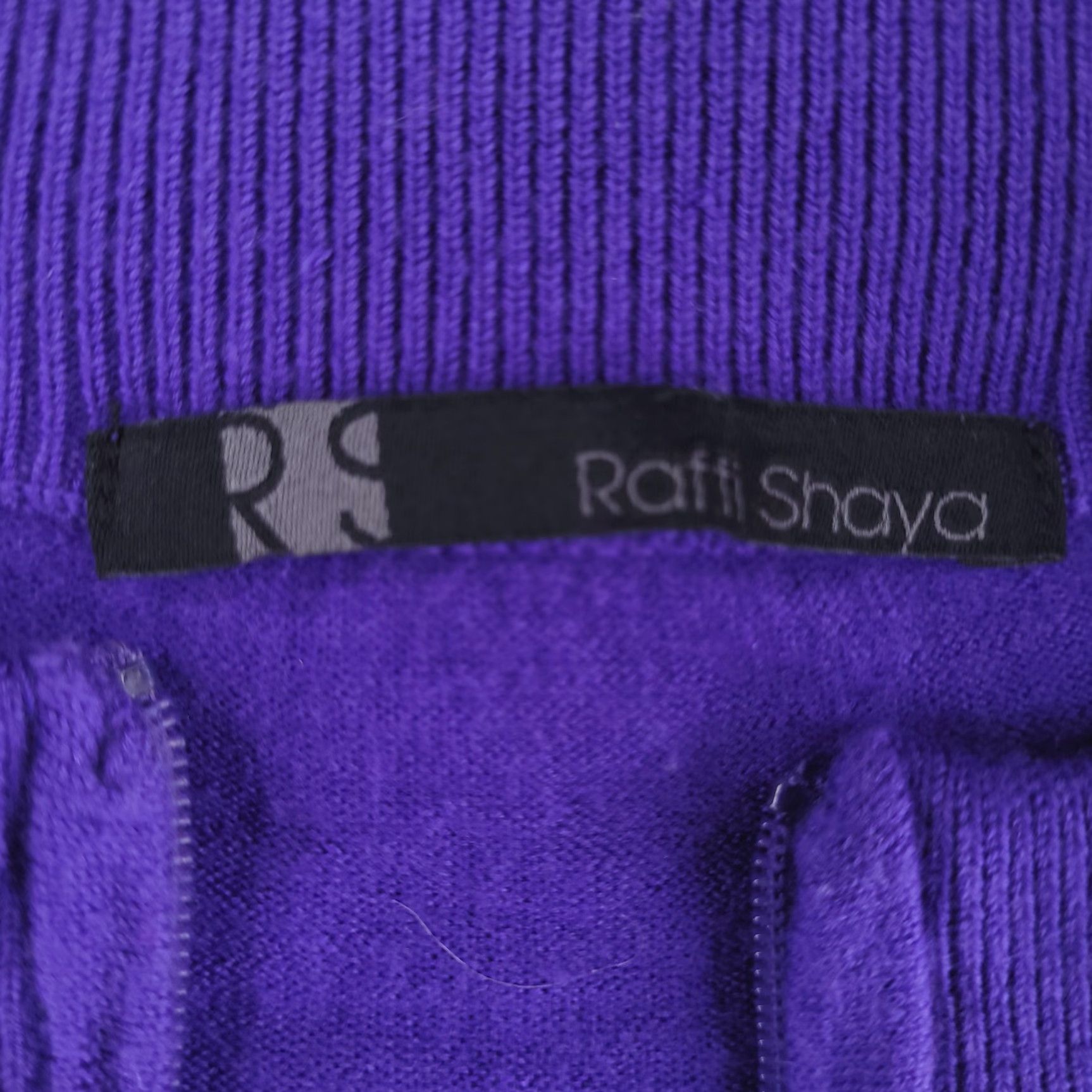 Layer 8 Raffi Shaya Sweater Mens Medium Quarter Zip Merino Wool Purple | Solid Layer Pullover Knit Shirt Womens? Size US M / EU 48-50 / 2 - 3 Thumbnail