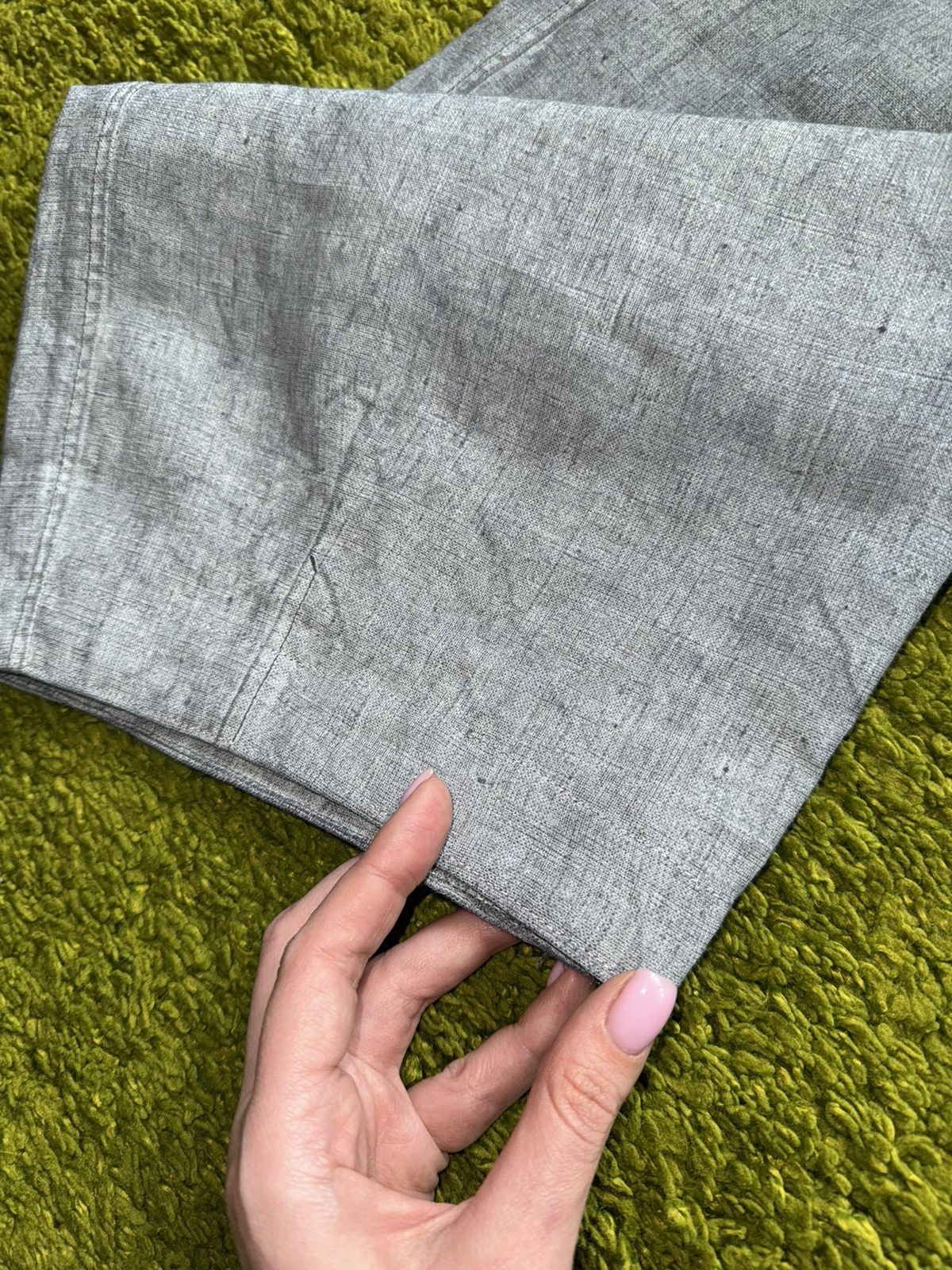 OSKA Oska 100% linen wide leg barrel baggy fit avant garde pants Size 28" / US 6 / IT 42 - 3 Thumbnail