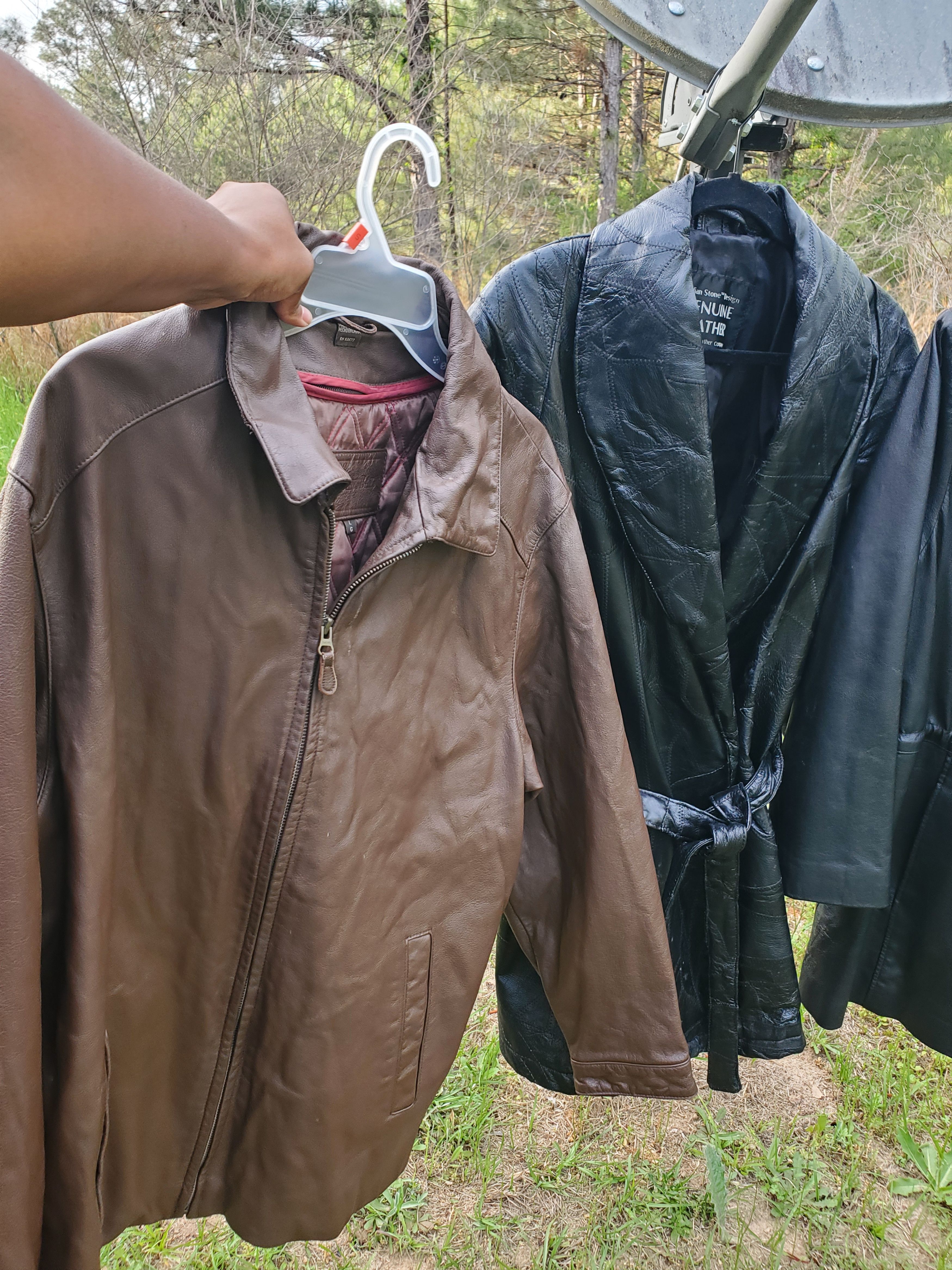 St. Johns Bay Vintage Lot of 3 Men's Genuine Leather Jackets Premium Brand Size US XXL / EU 58 / 5 - 12 Thumbnail
