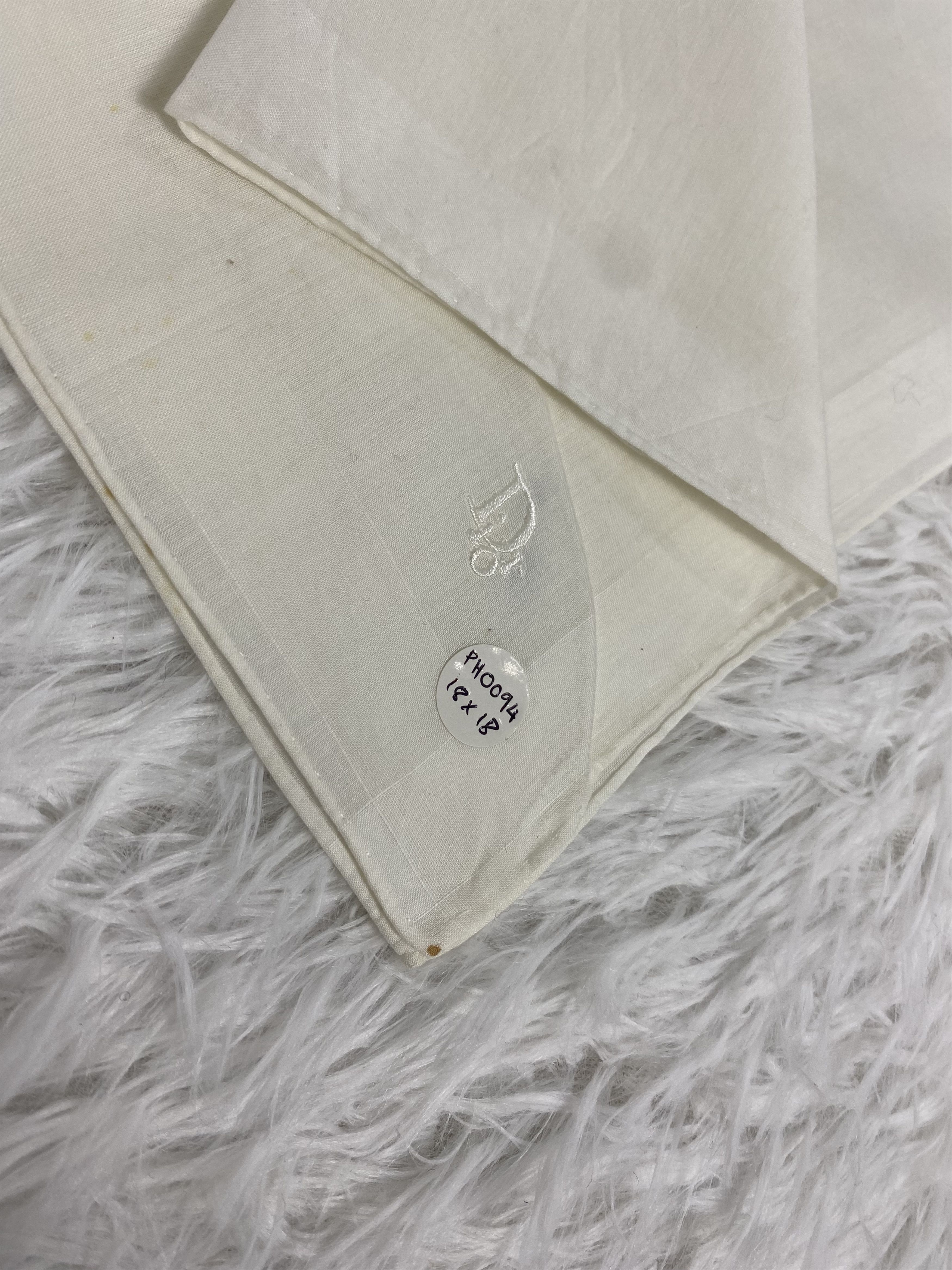 Vintage Vintage Christian Dior Handkerchief PH0094 Size ONE SIZE - 2 Thumbnail