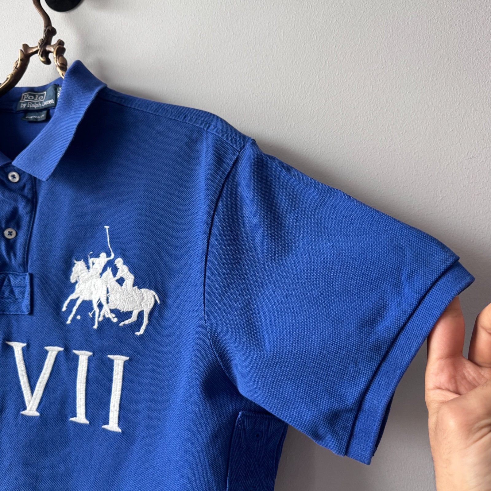 Polo Ralph Lauren Polo Ralph Lauren Big Pony Shirt Blue LXVII T-Shirt Size US XL / EU 56 / 4 - 7 Thumbnail