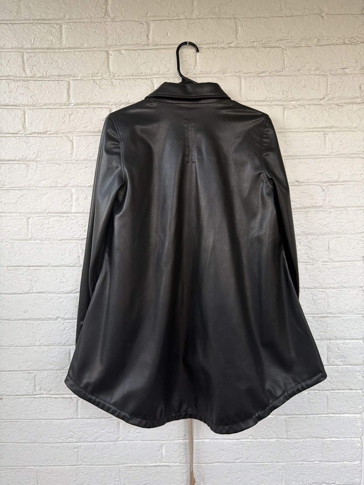 Rick Owens Drkshdw Rick Owens DRKSHDW faux leather button up Size US S / EU 44-46 / 1 - 2 Thumbnail