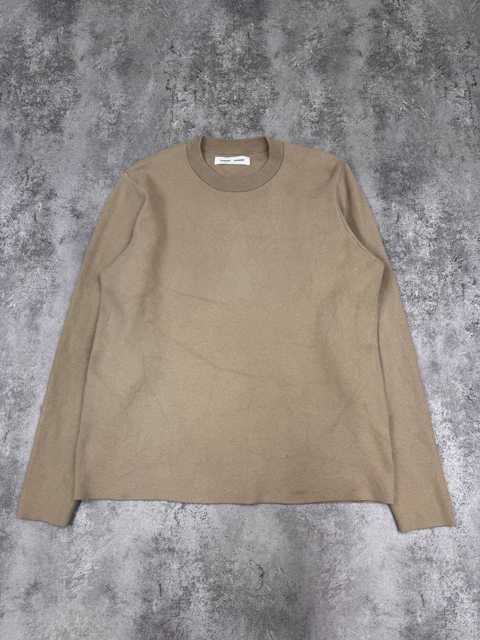 Samsoe Samsoe Samsøe Samsøe Men Cashmere Crewneck Sweater Beige Size Large Size US L / EU 52-54 / 3 - 1 Thumbnail