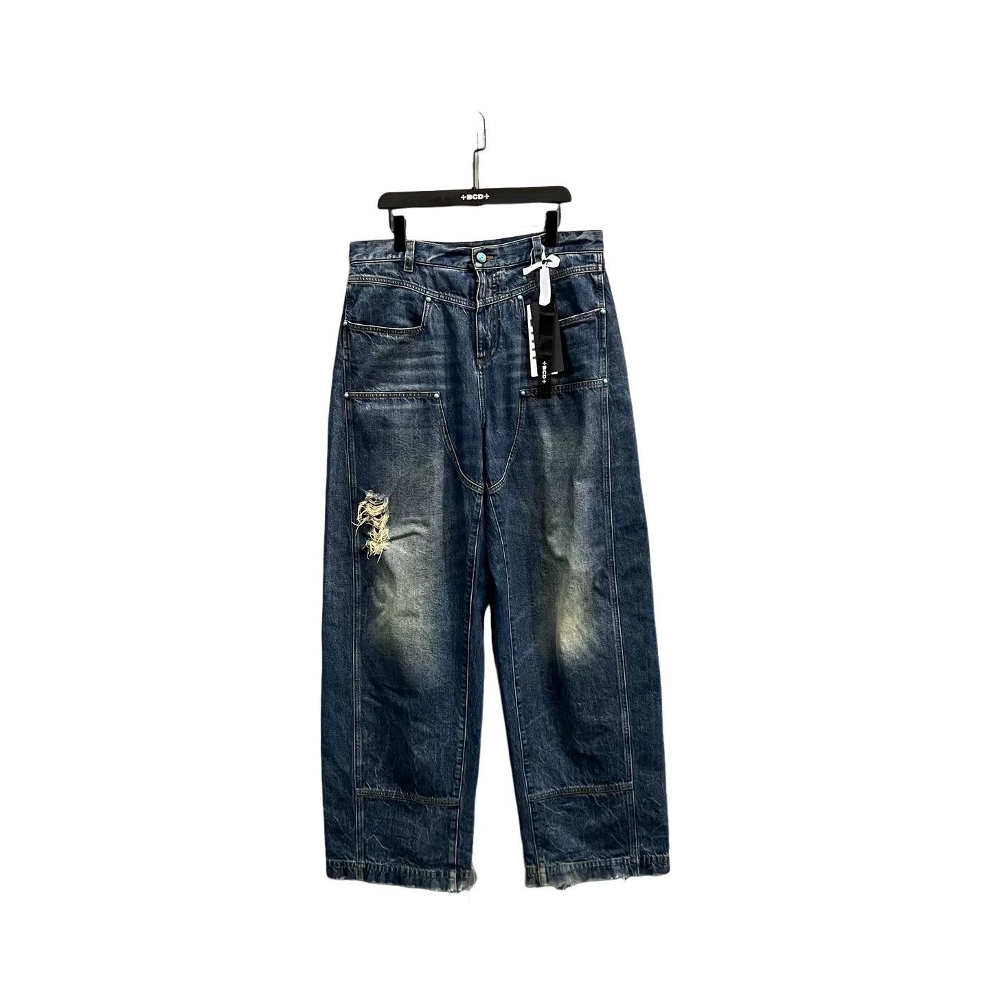 Louis Vuitton Louis Vuitton Distressed Jeans 33 Size US 33 - 1 Thumbnail