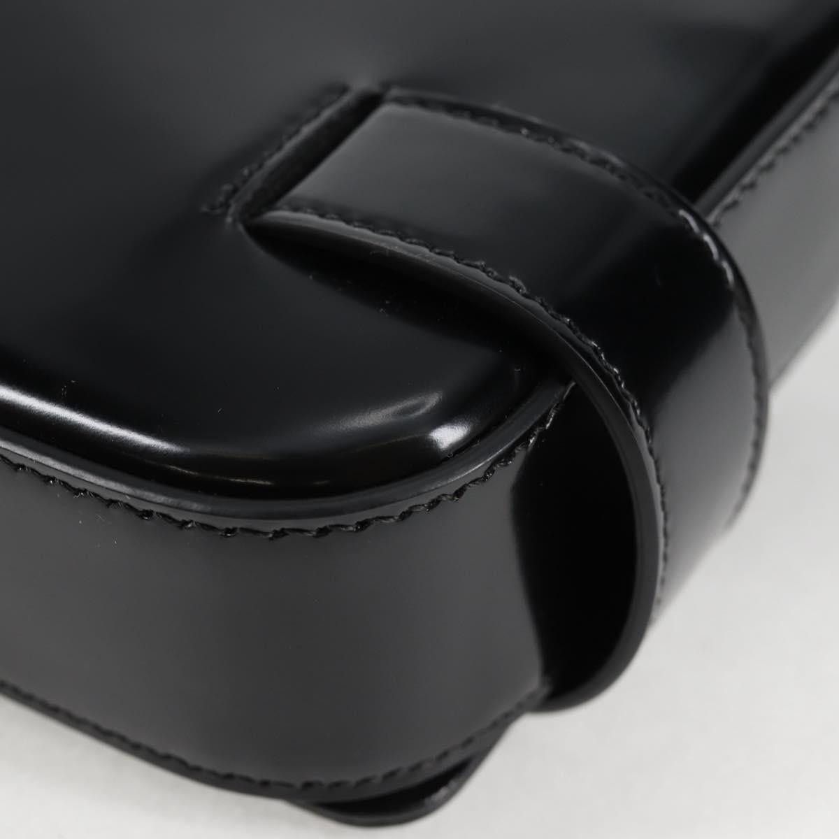 Salvatore Ferragamo Salvatore Ferragamo Patent Leather Gancini Black Size ONE SIZE - 8 Thumbnail