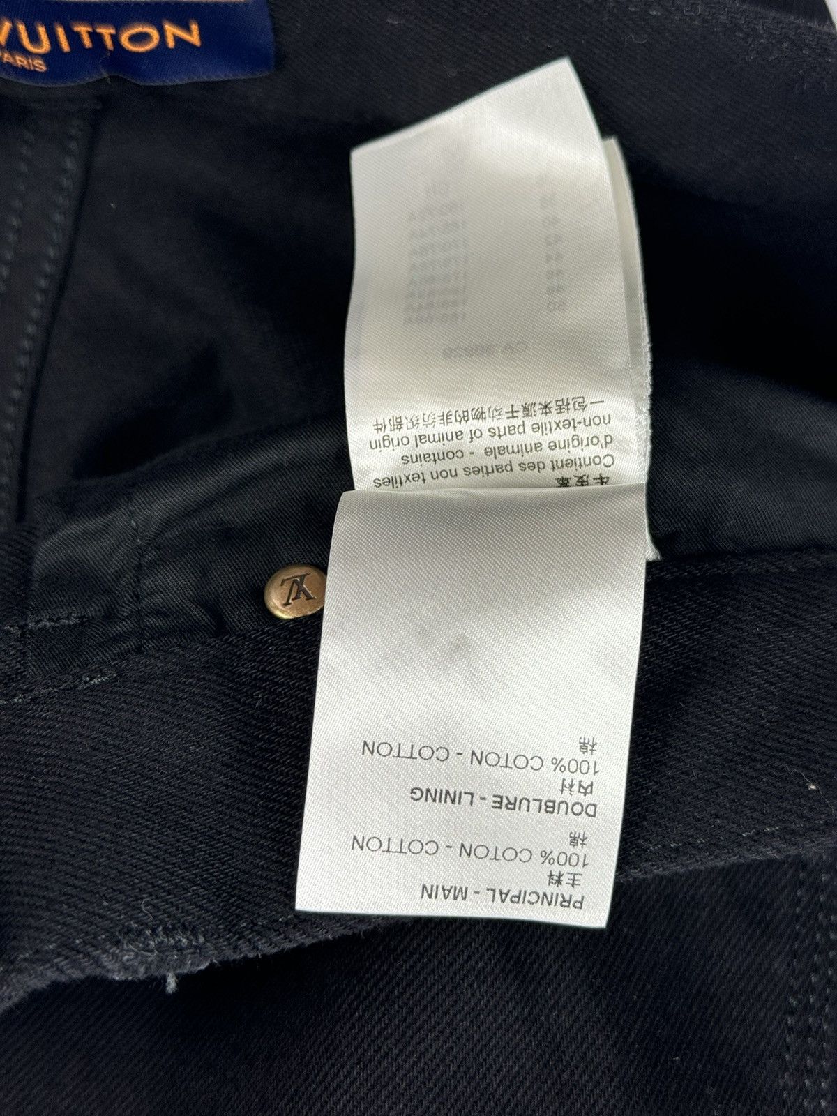 Louis Vuitton MONOGRAM PRINT DENIM CARGO TROUSERS Size US 34 / EU 50 - 12 Thumbnail