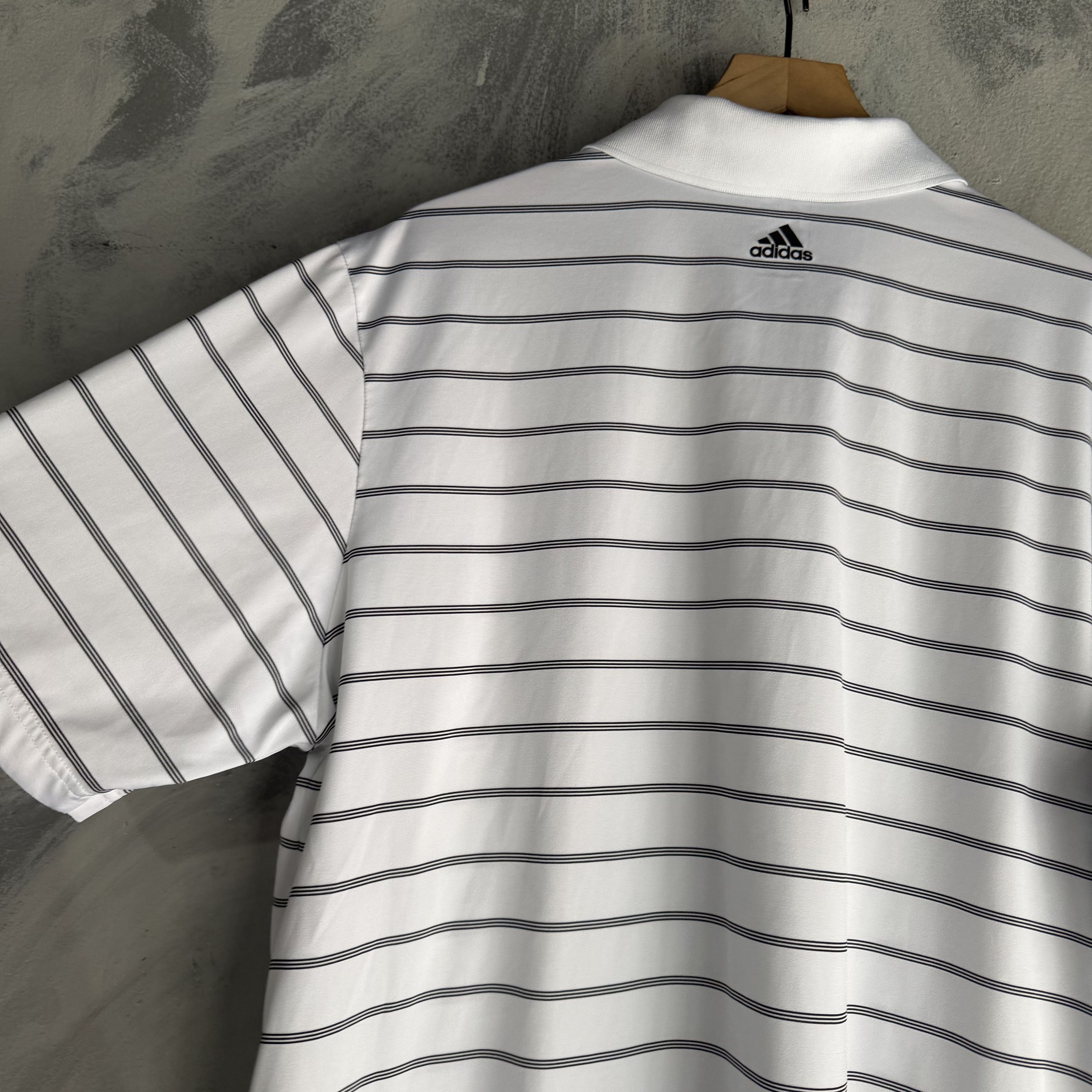 Adidas Adidas Golf PureMotion Polo T Shirt White & Black Size US XL / EU 56 / 4 - 5 Thumbnail