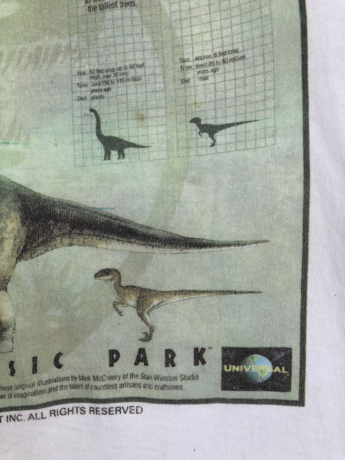 Other Vintage 90s JURASSIC PARK Movie Promo Tee Size US L / EU 52-54 / 3 - 6 Thumbnail
