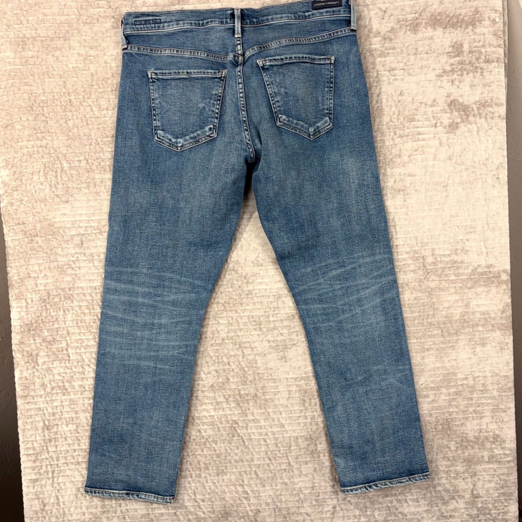 Citizens Of Humanity Citizens of Humanity Emerson Slim Boyfriend Jeans Blue Medium Wash Size 29 5-Pocket Logo Button Fly Womens jeans Size 29" - 2 Thumbnail