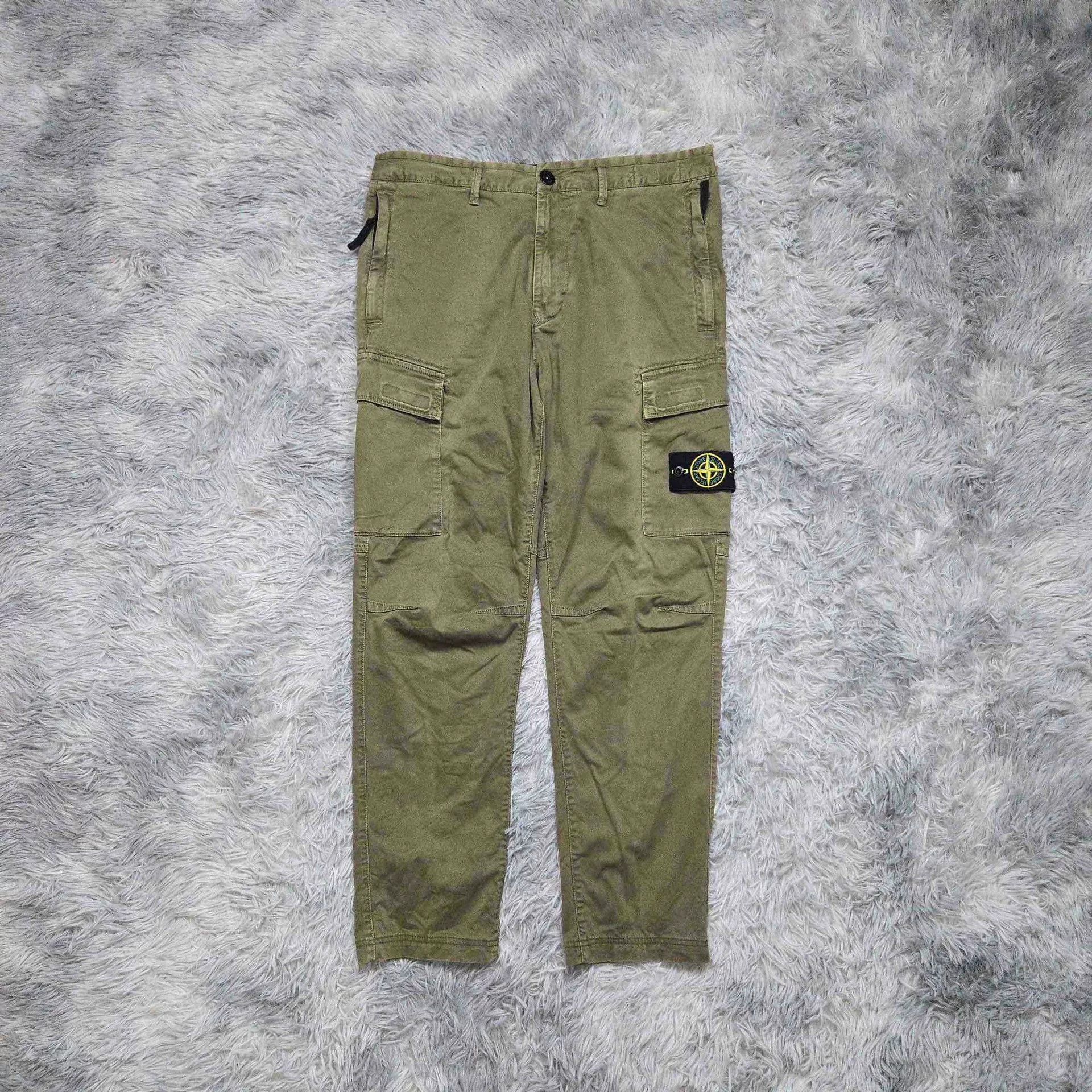 Stone Island Stone Island Green Pants Casual Size US 30 / EU 46 - 1 Thumbnail