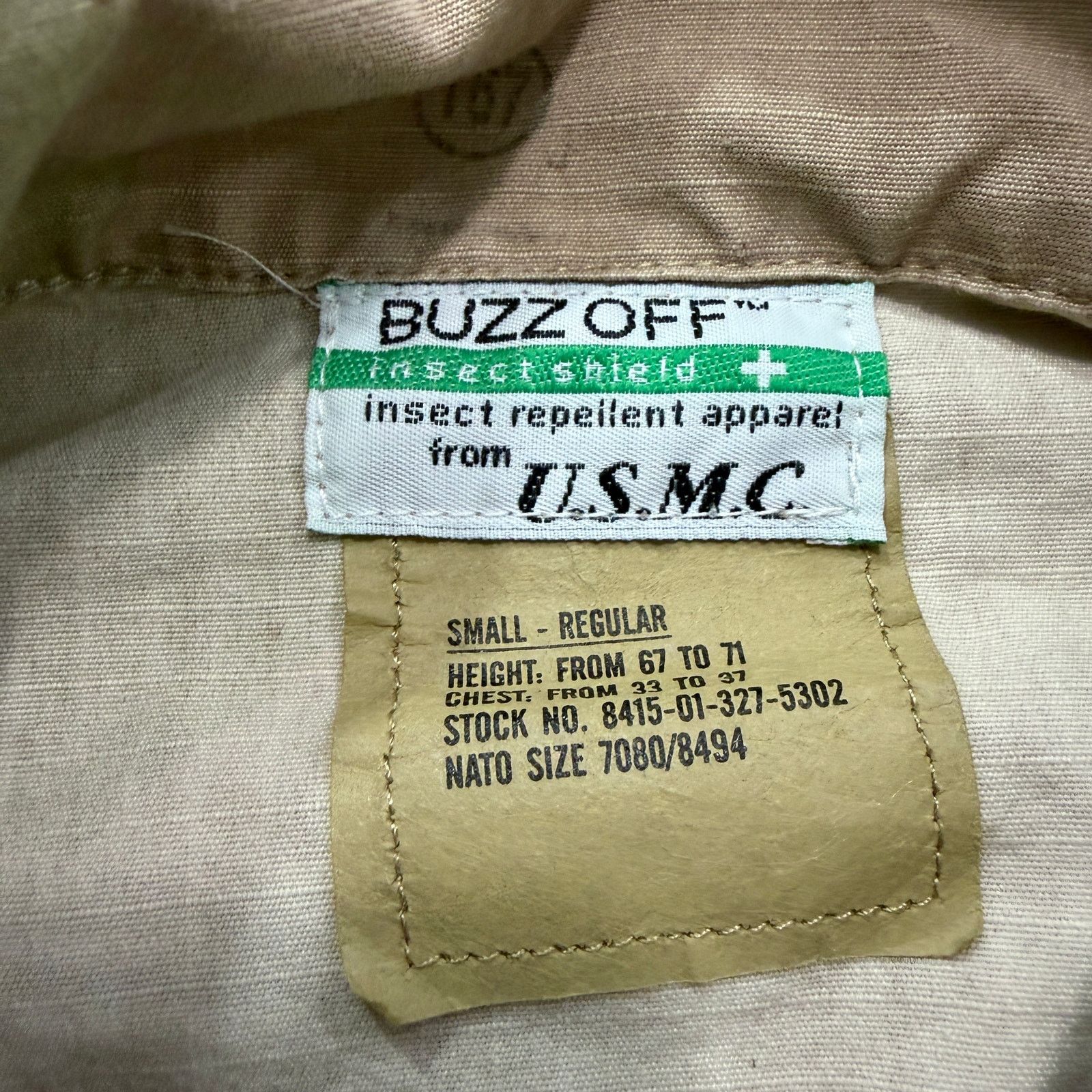 Vintage US Marines Military Shirt Jacket Mens Small Buzz Off Shacket Size US S / EU 44-46 / 1 - 4 Thumbnail