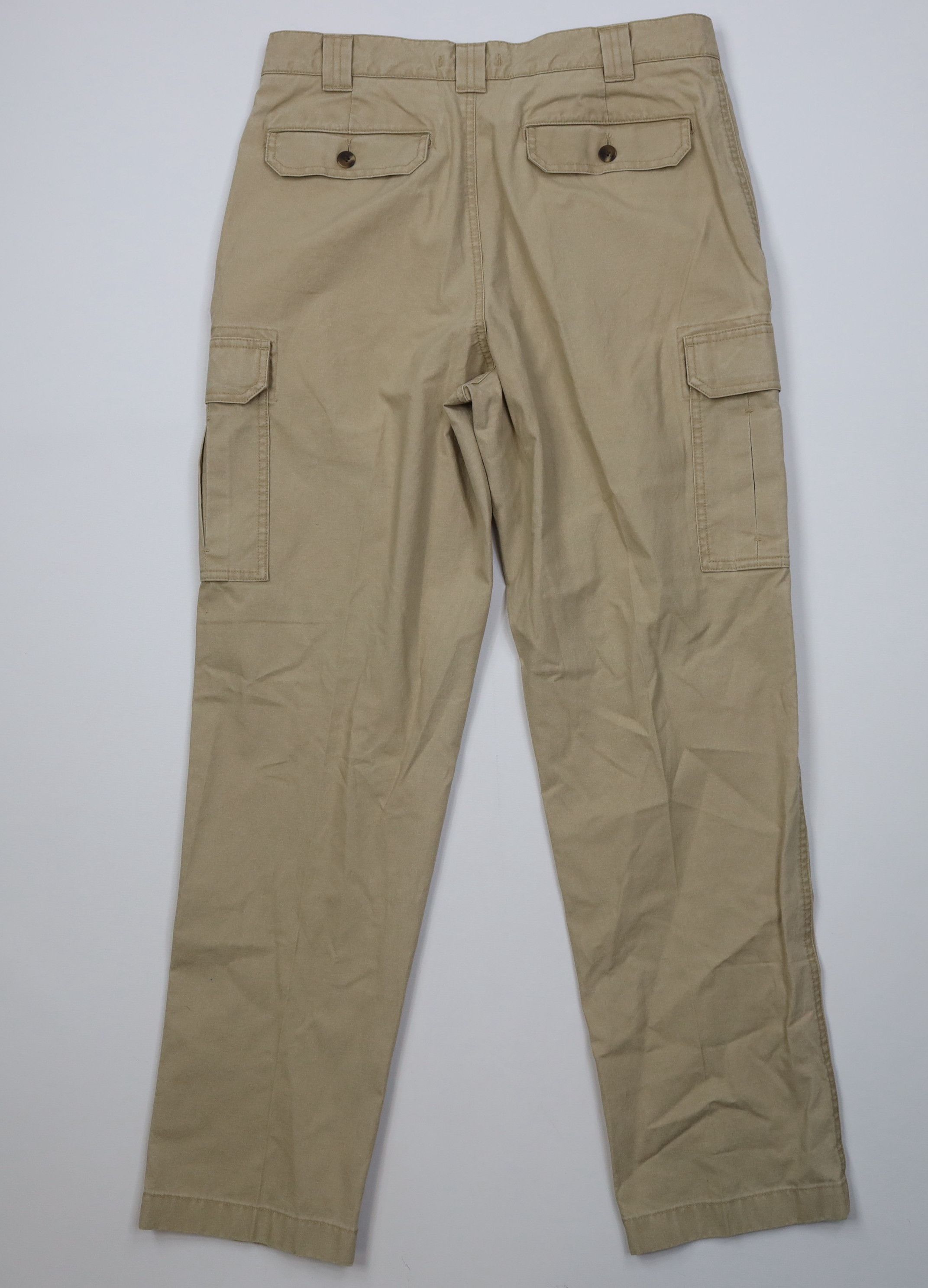 L.L. Bean Vintage 90s Y2K LL Bean Stonewash Straight Leg Cargo Pants Size US 31 - 7 Thumbnail