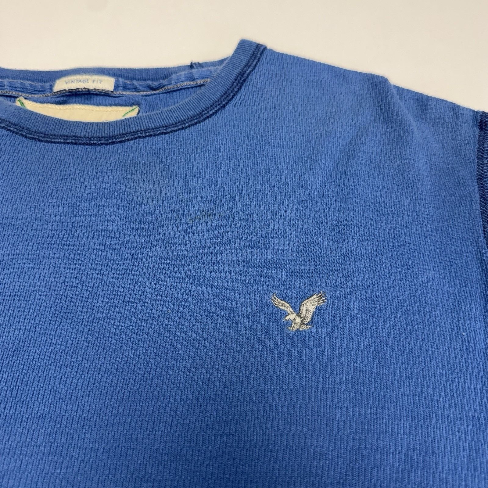 American Eagle Outfitters American Eagle Shirt Mens XXL 26x26 Blue Long Sleeve Vintage Size US XXL / EU 58 / 5 - 4 Thumbnail