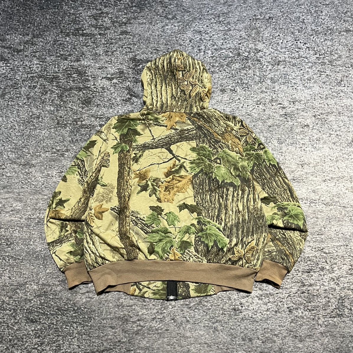 Realtree VINTAGE 90s REALTREE CAMO GRUNGE SKATER ZIP UP HOODIE XL Size US XL / EU 56 / 4 - 2 Thumbnail