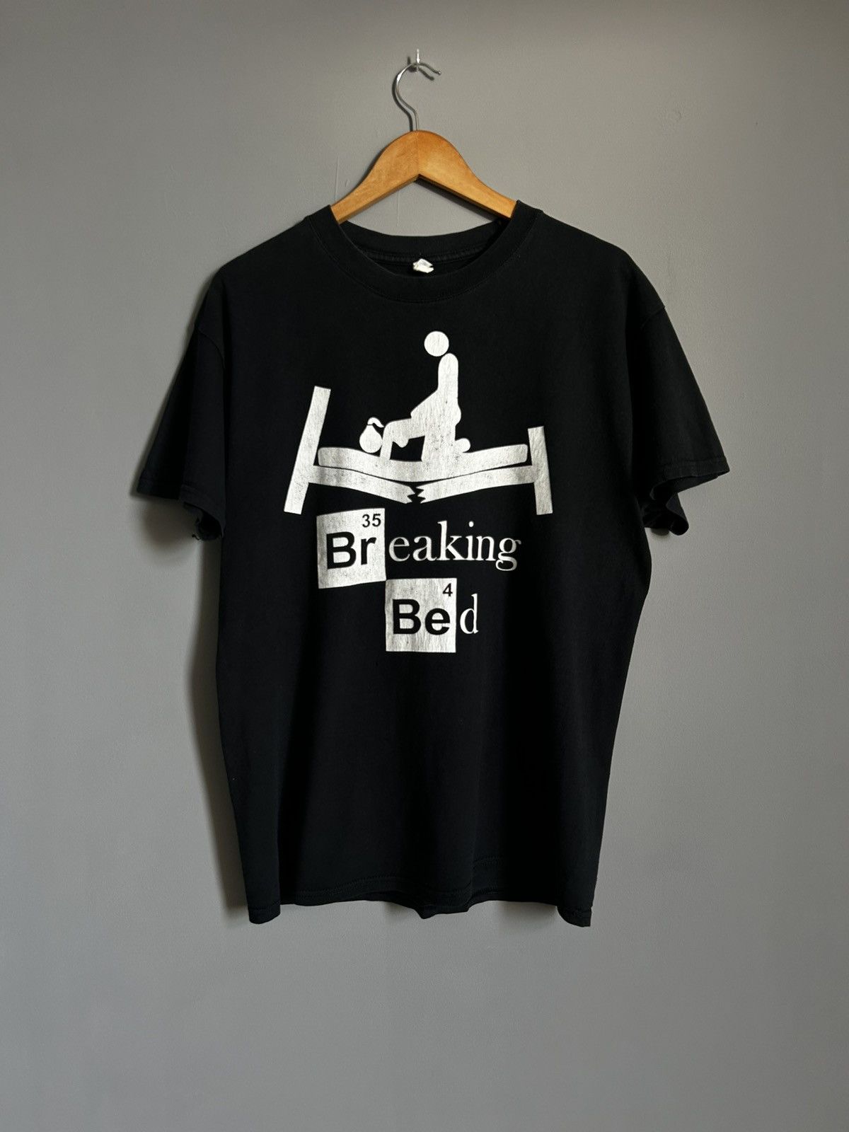 Vintage Vintage Y2K Adult "Sexy Breaking Bed" Humor Tee Streetwear Size US L / EU 52-54 / 3 - 2 Thumbnail