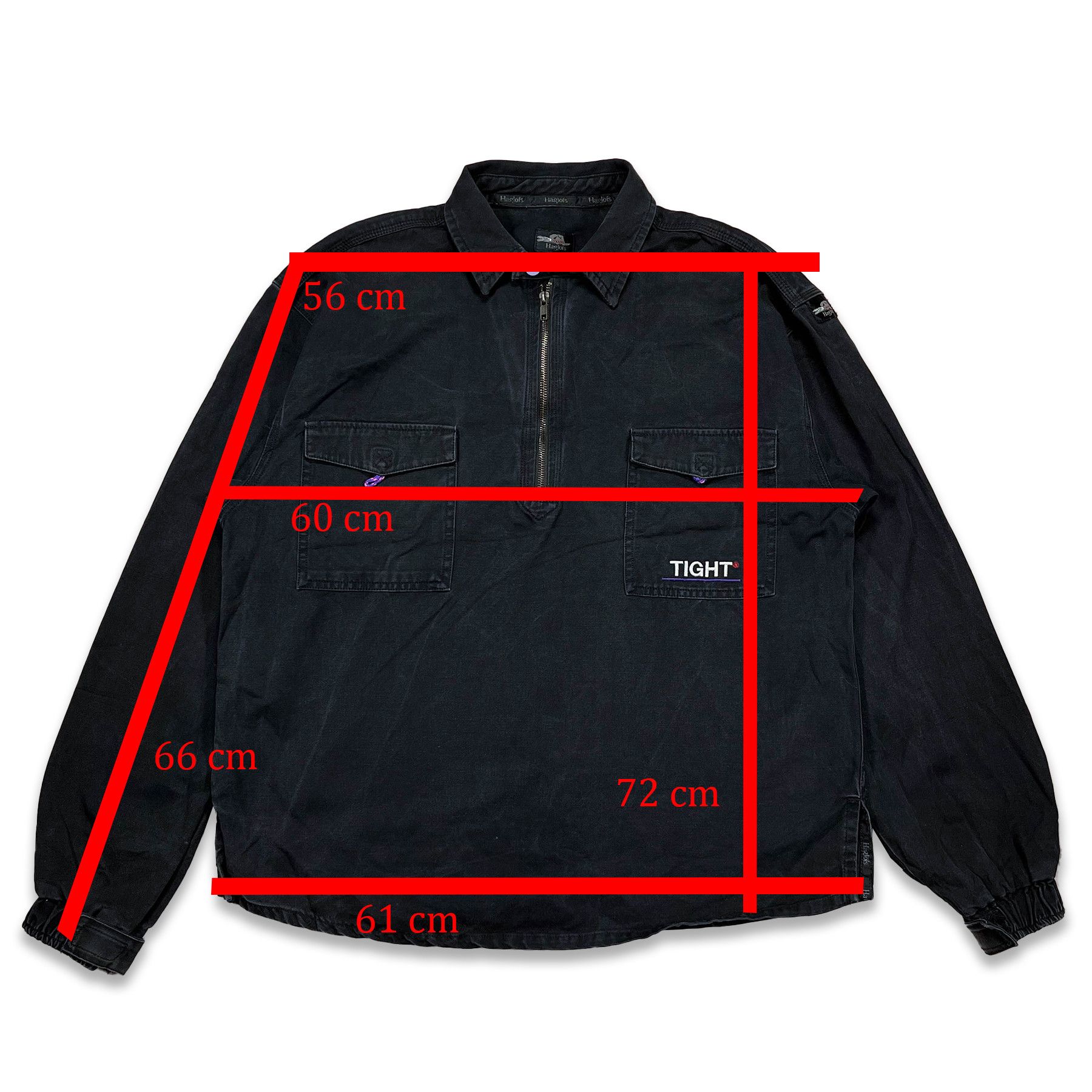 Haglofs Vintage 90s Haglofs Tight Denim Overshirt Jacket • L size Size US L / EU 52-54 / 3 - 2 Thumbnail