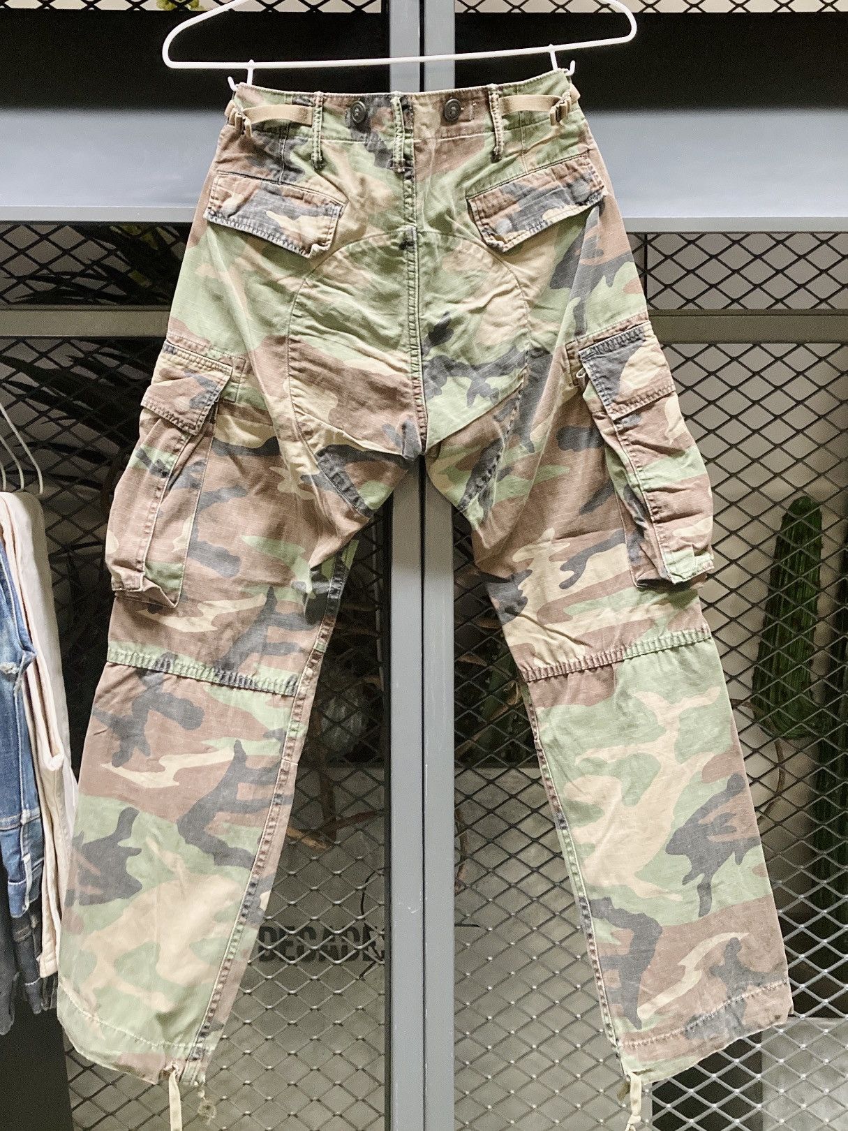 RRL Ralph Lauren Kanye’s Piece: Ralph Lauren RRL Camouflage Cargo Pants Size US 28 / EU 44 - 9 Thumbnail