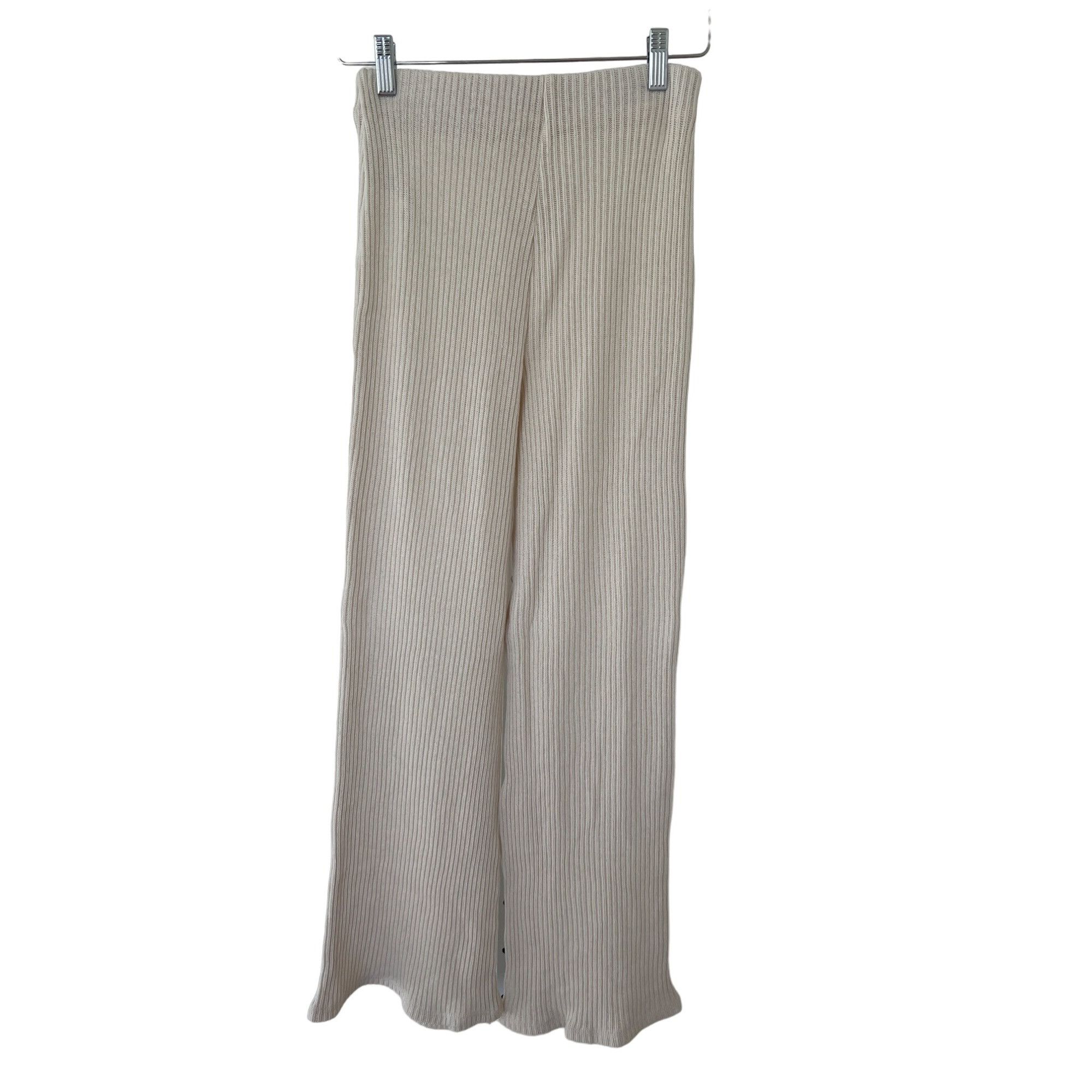 Zara Zara Ivory Ribbed Knit Set Size 27" / US 4 / IT 40 - 16 Thumbnail