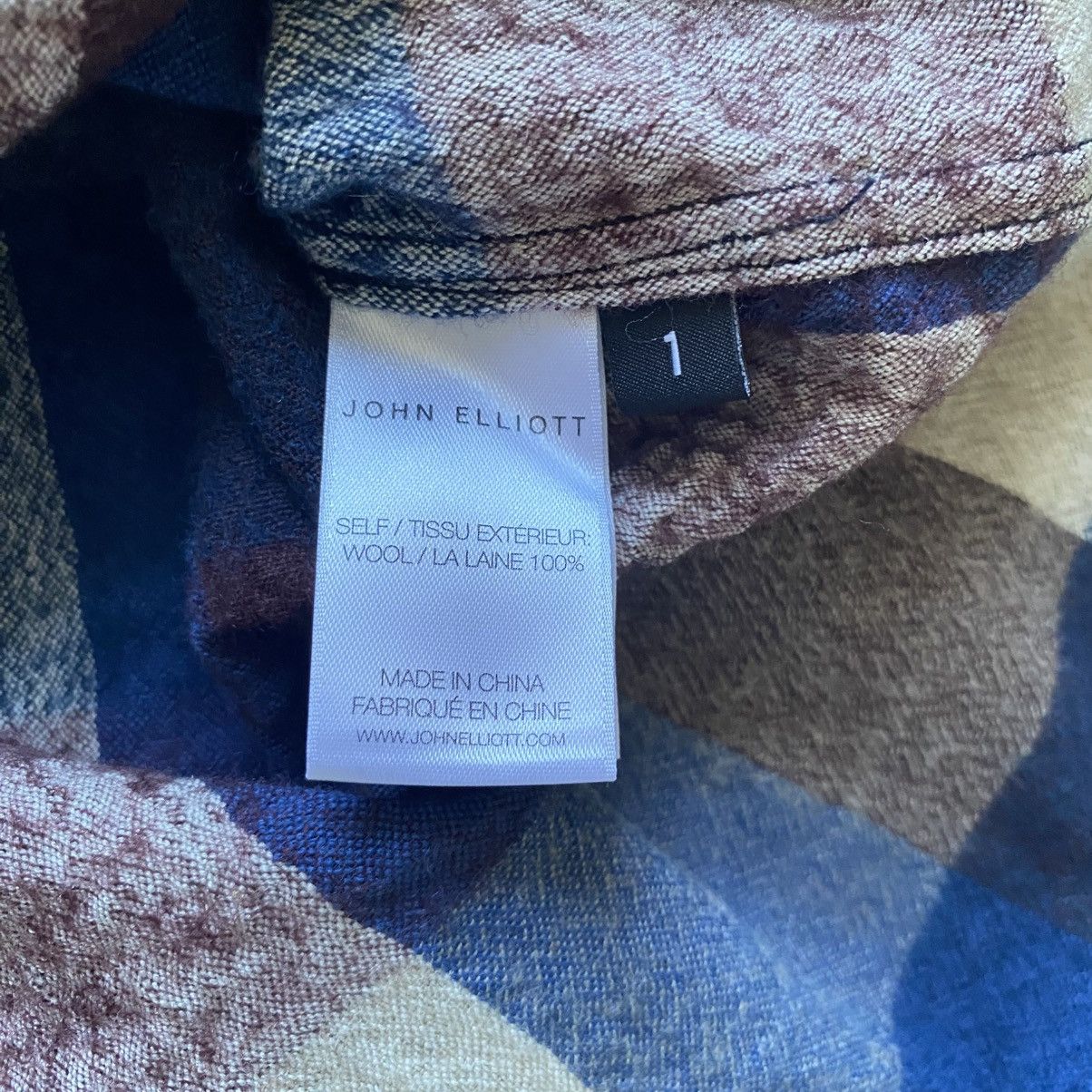 John Elliott John Elliott Plaid Flannel Button Down Shirt Size 1 Small Size US S / EU 44-46 / 1 - 4 Thumbnail