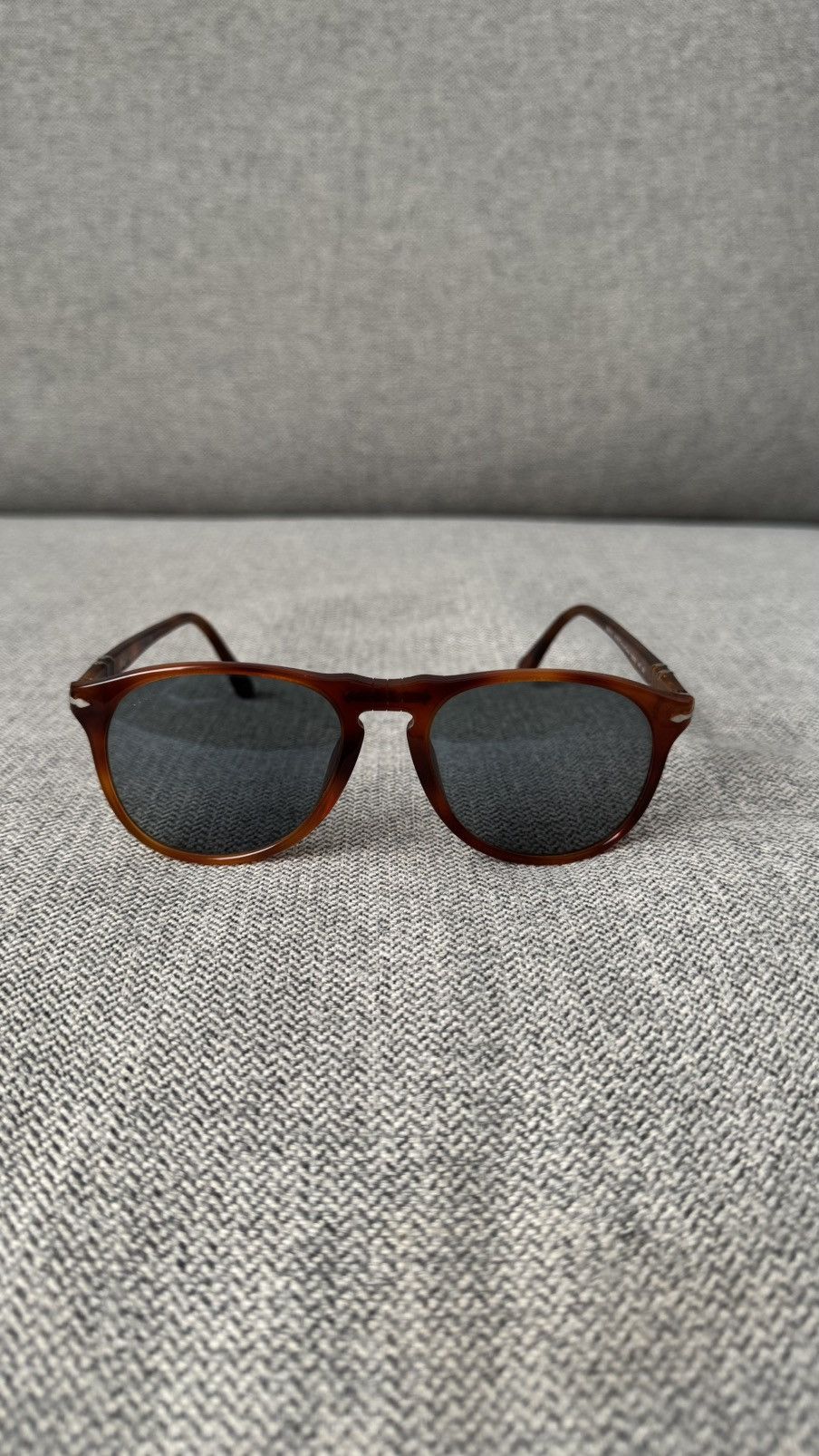Persol Persol Brown Havana Sunglasses Classic Round Frame Size ONE SIZE - 4 Thumbnail