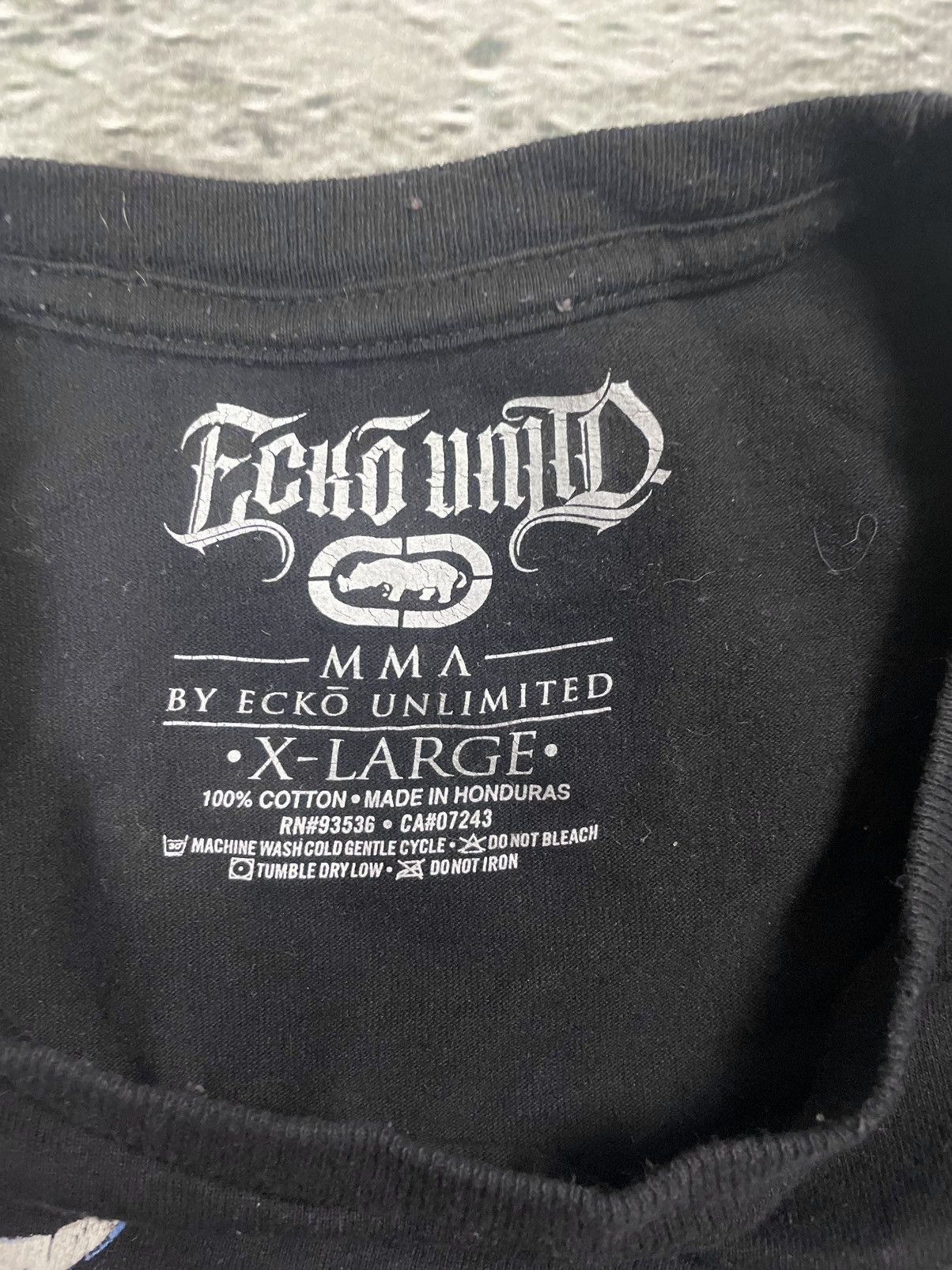Ecko Unltd. Ecko Unltd T-shirt black big logo hip hop Y2K MMA Size US XL / EU 56 / 4 - 3 Thumbnail