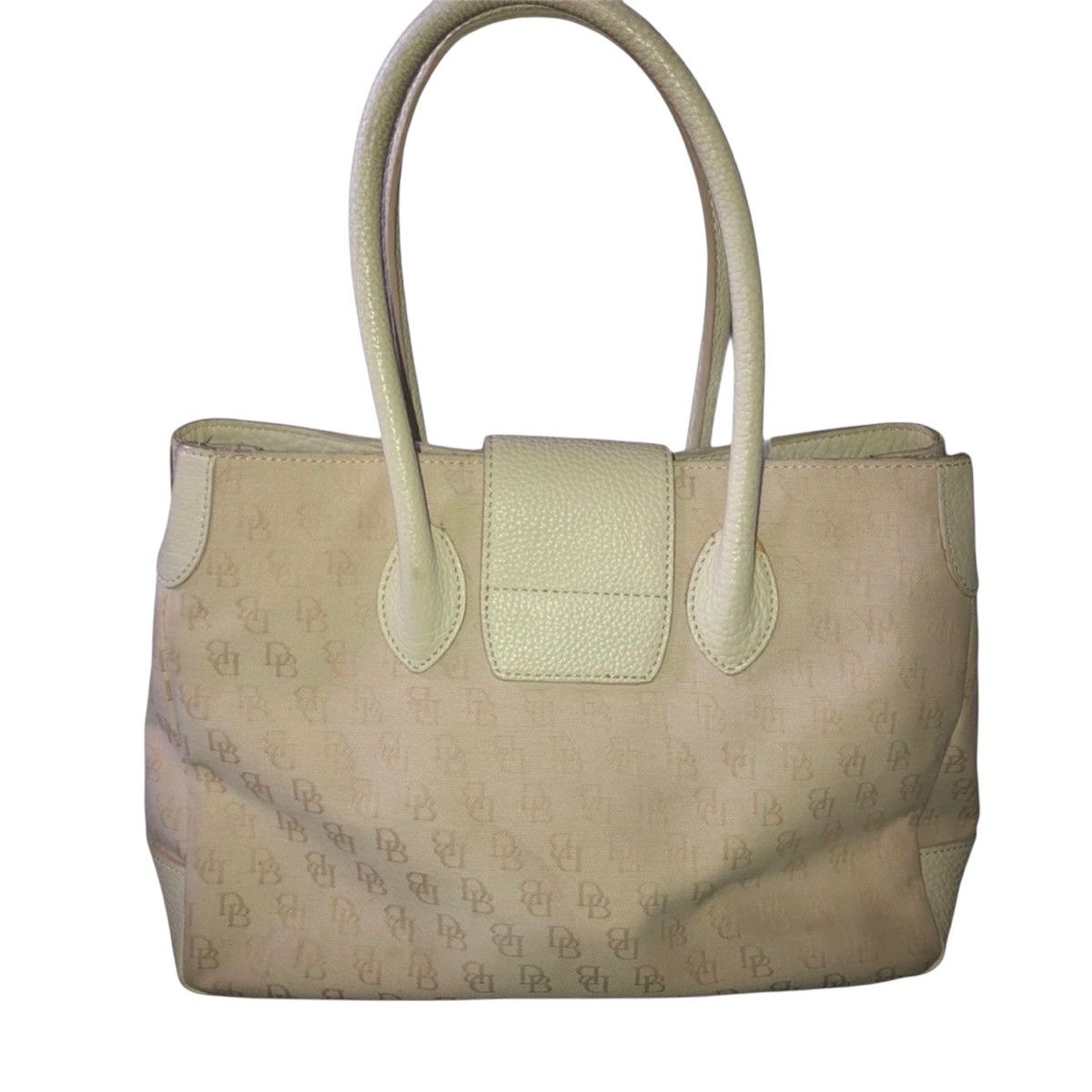 Dooney & Bourke Vintage Dooney & Bourke cream double handle signature bag Size ONE SIZE - 3 Thumbnail