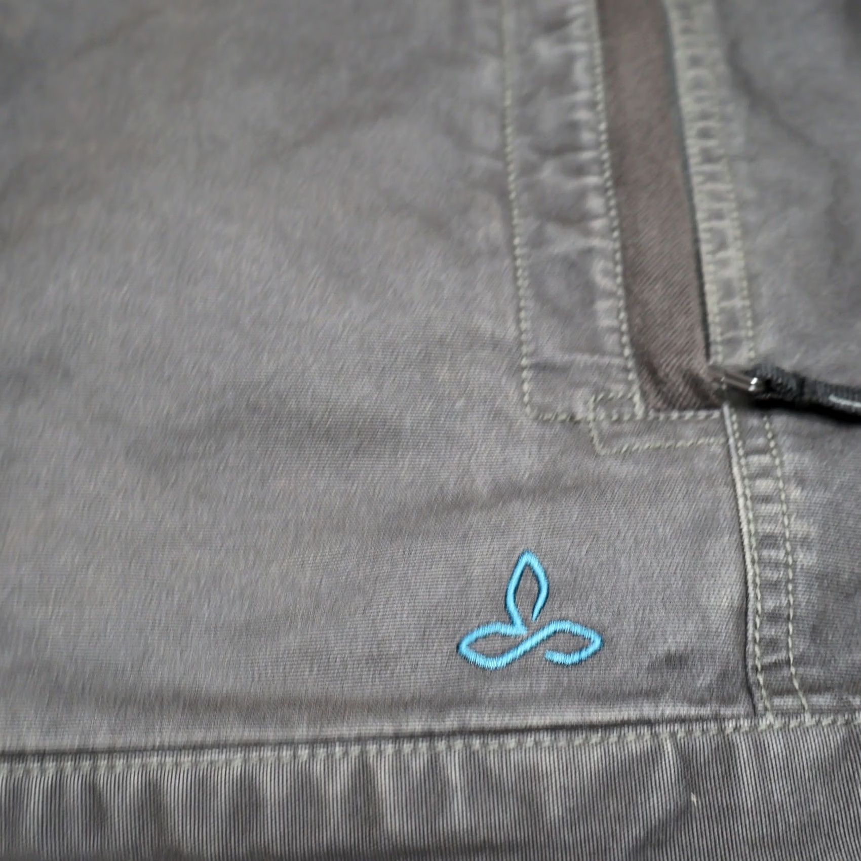 Prana Prana Jacket Mens XL Grey Canvas Full Zip Utility Field Outdoor Size US XL / EU 56 / 4 - 5 Thumbnail