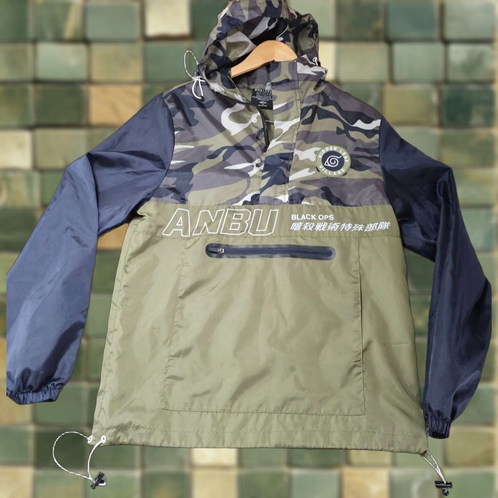 Vintage VINTAGE Box Lunch Kakashi Anbu Black Ops Naruto Windbreaker Jacket XS Camouflage Green Unisex Adults Jacket Mens Womens Size US XS / EU 42 / 0 - 1 Thumbnail