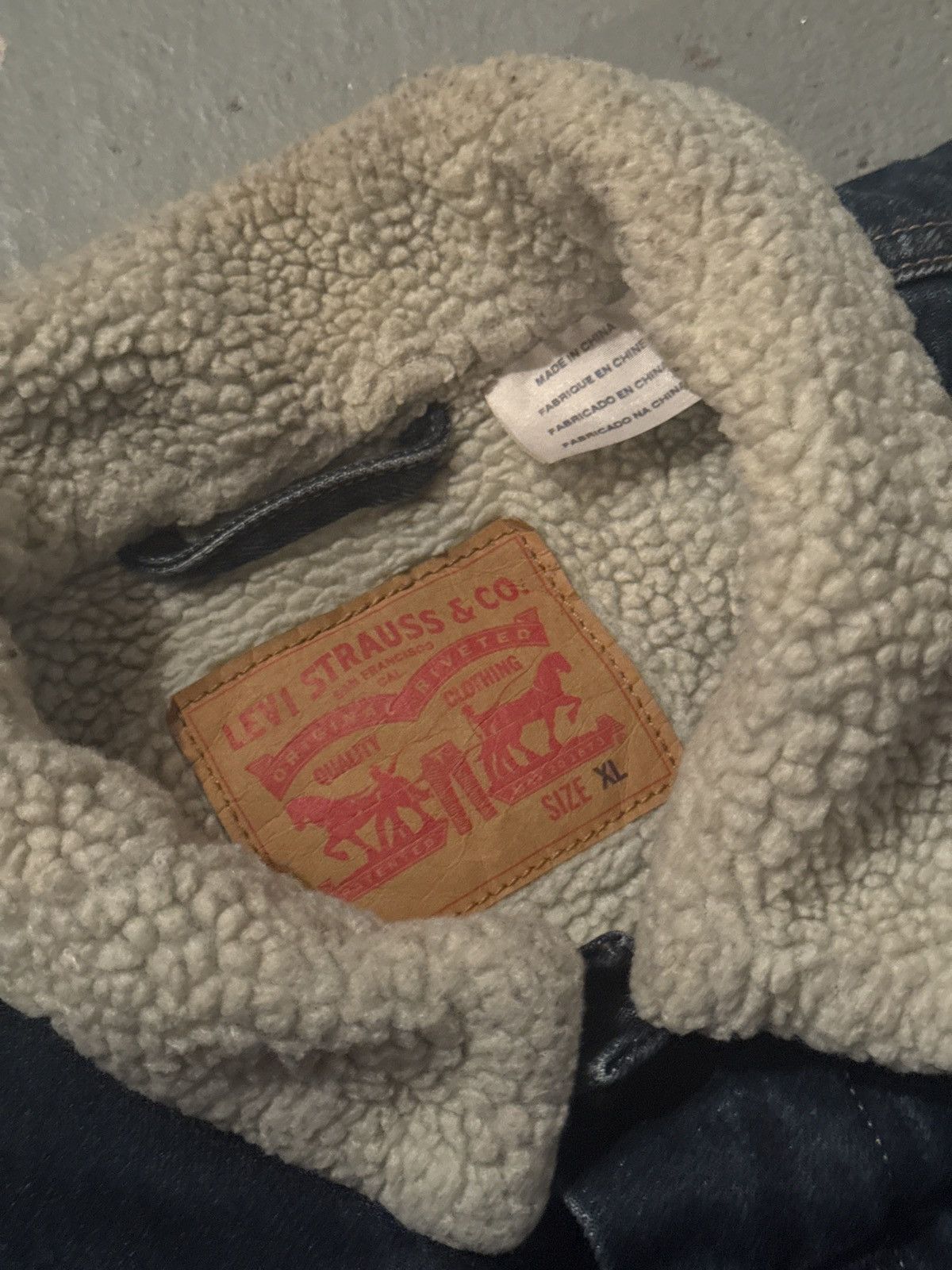 Levi's “Love” China Sherpa by @kendallcustoms Size US XL / EU 56 / 4 - 9 Thumbnail