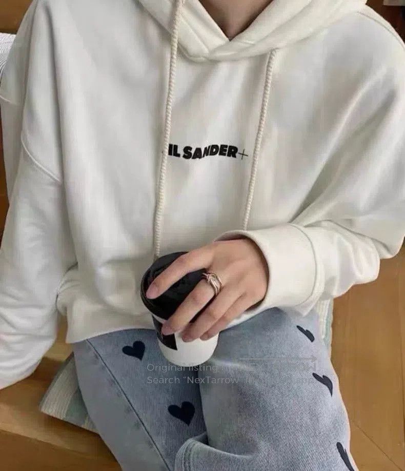Jil Sander Jil Sander Beige Hoodie Size L / US 10 / IT 46 - 2 Thumbnail
