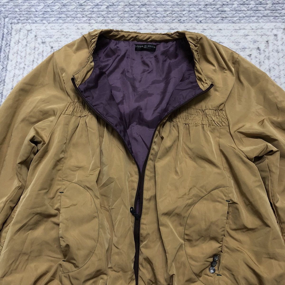 Issey Miyake × Japanese Brand × Zucca Rare Zuppa De Zucca Light Zipper Jacket Size S / US 4 / IT 40 - 3 Thumbnail